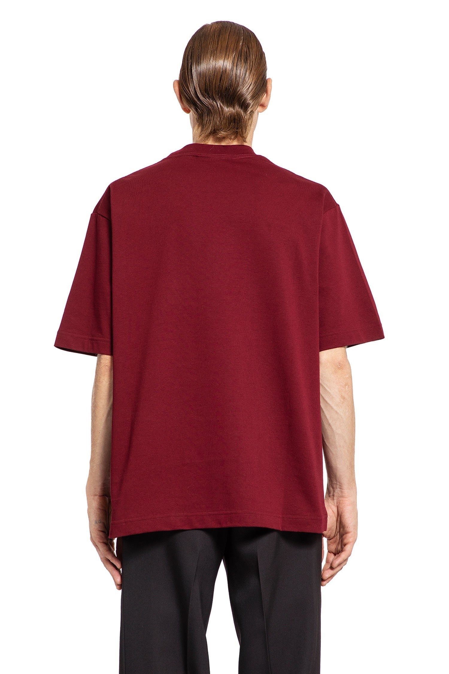 Embroidered Logo Oversized T-Shirt