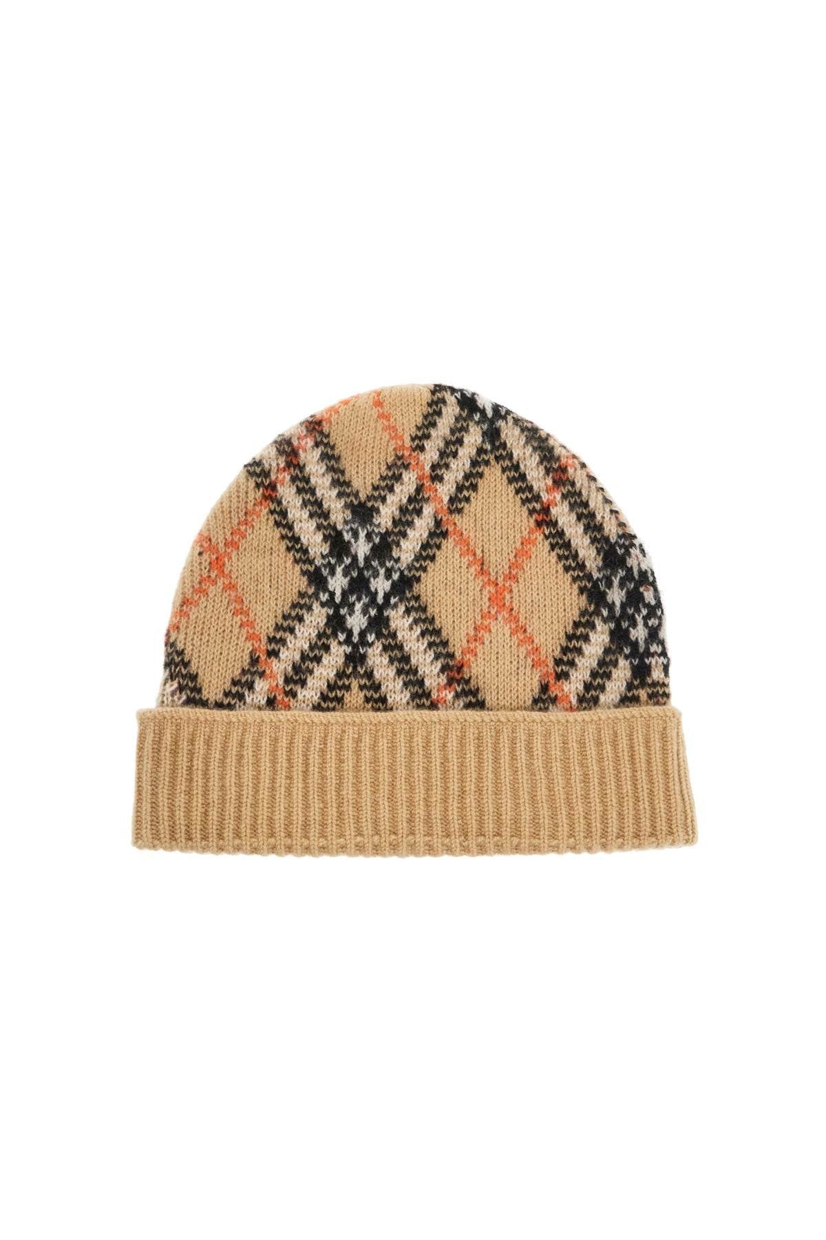 Ered\N\Ncashmere Checkered Beanie
