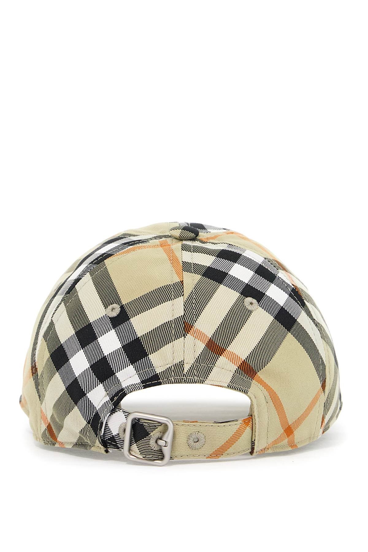 ered checkered baseball cap