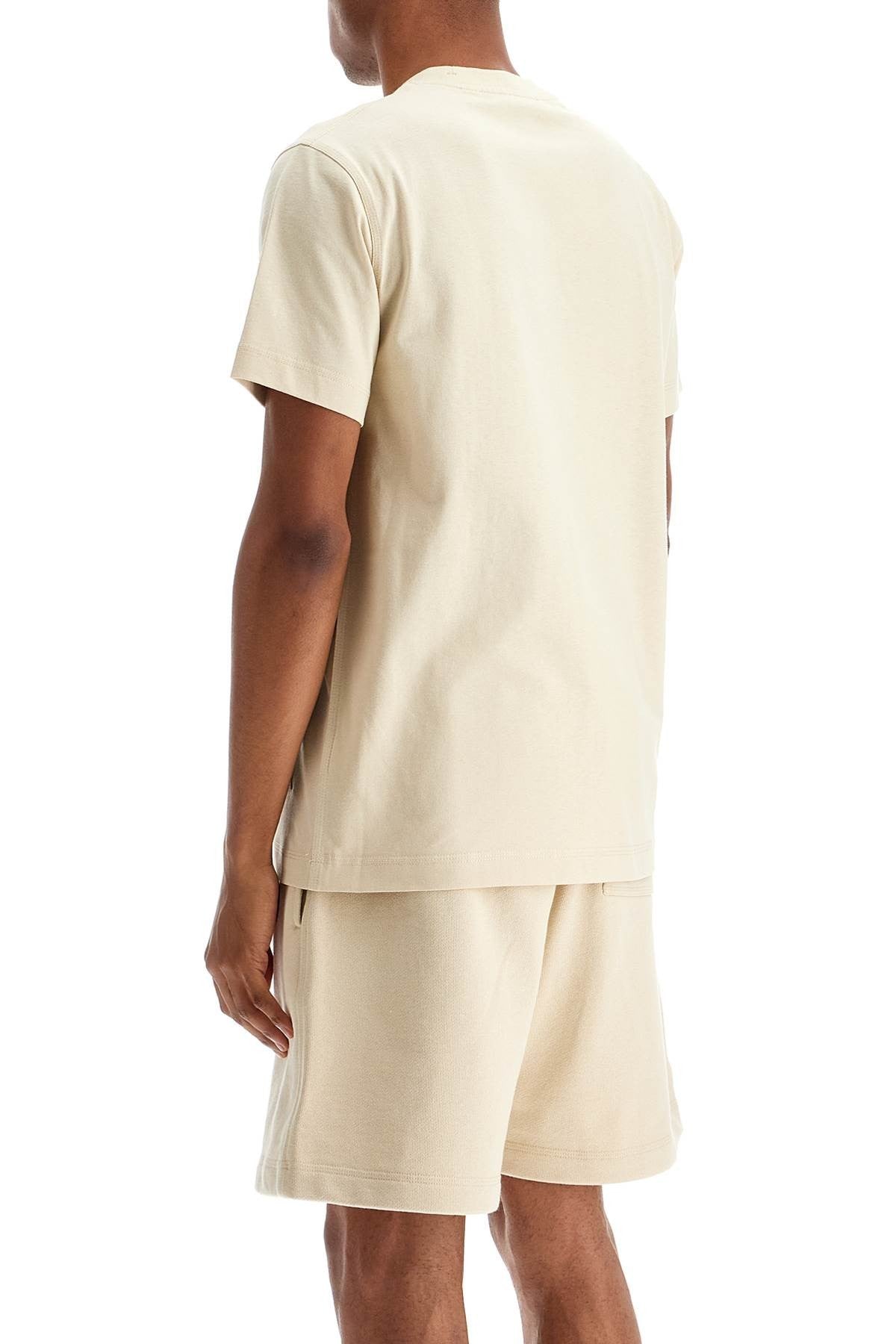 ered slim t-shirt with label and check