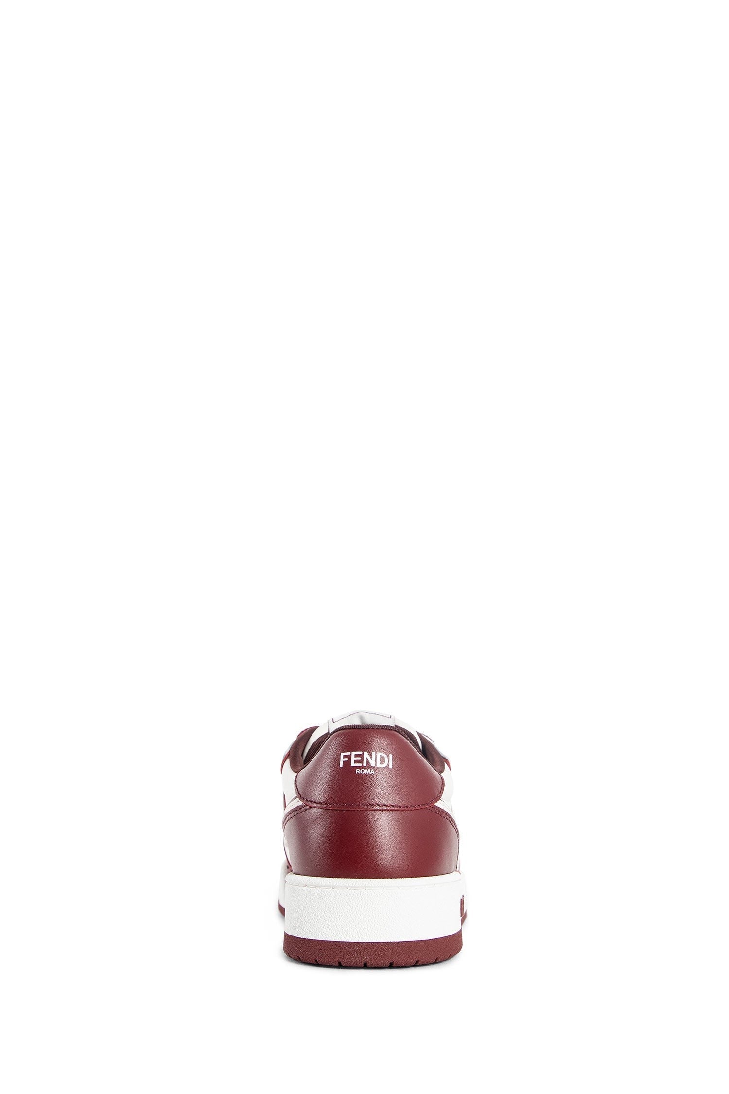 Fendi Match Leather Low-Tops Sneakers