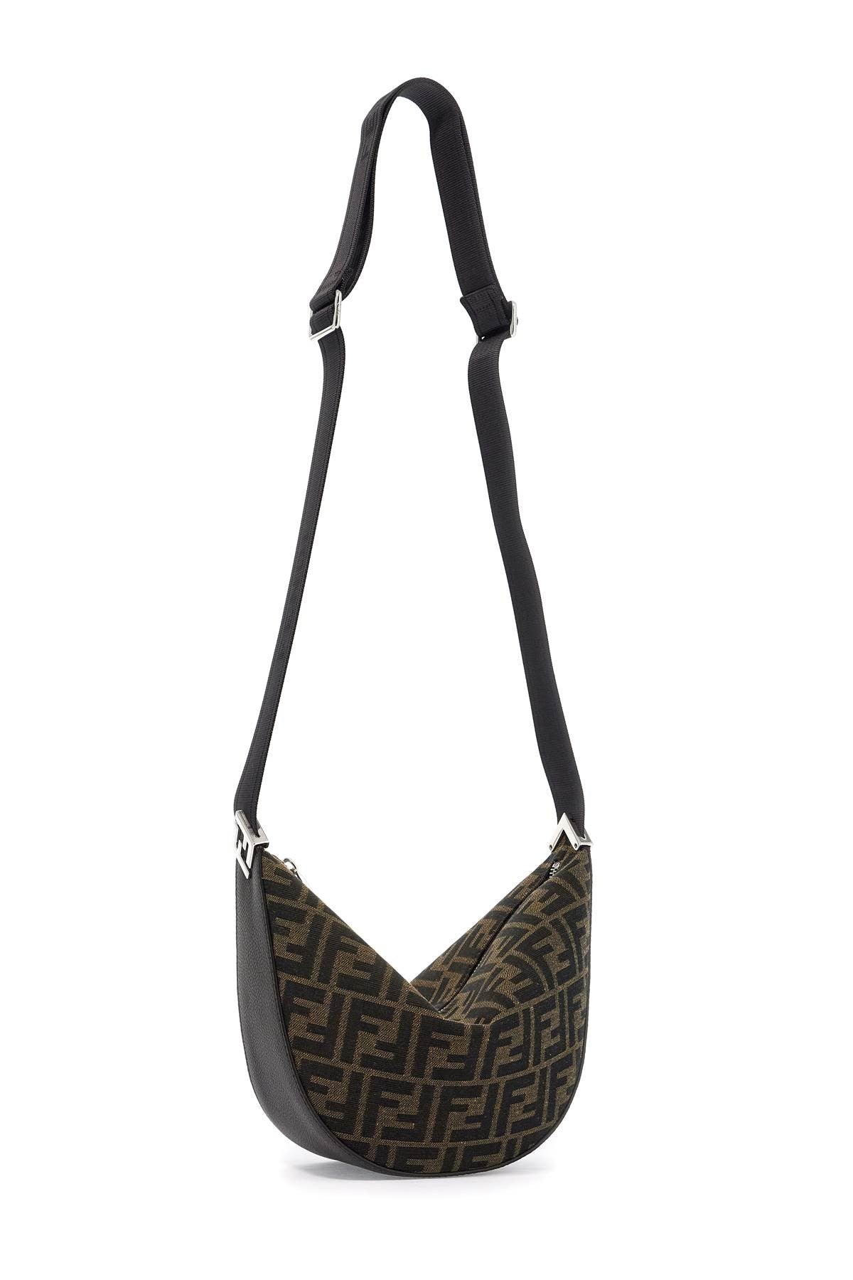 fendi melon small ff jacquard shoulder bag