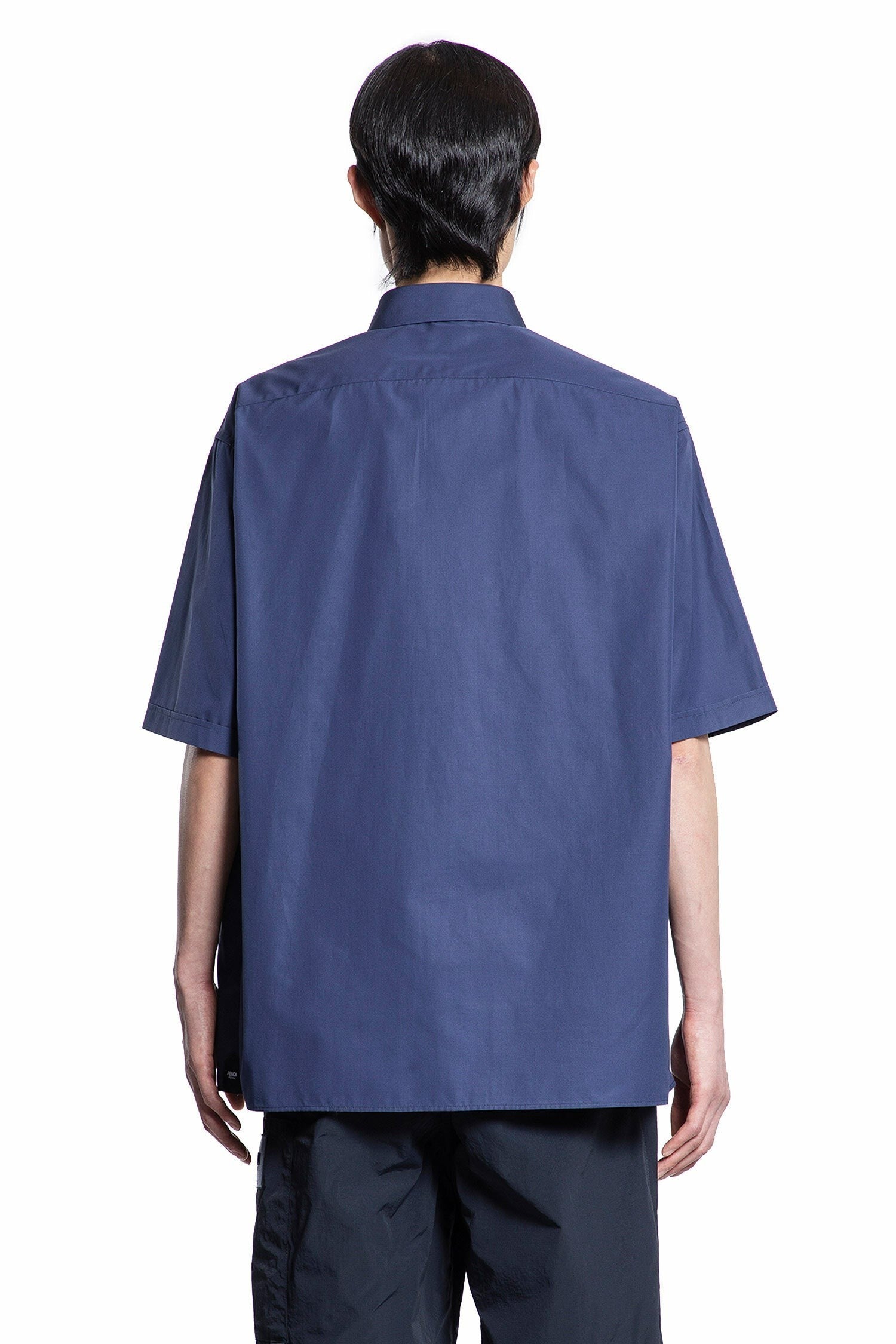 Fendi Roma Short Sleeve Cotton Shirt