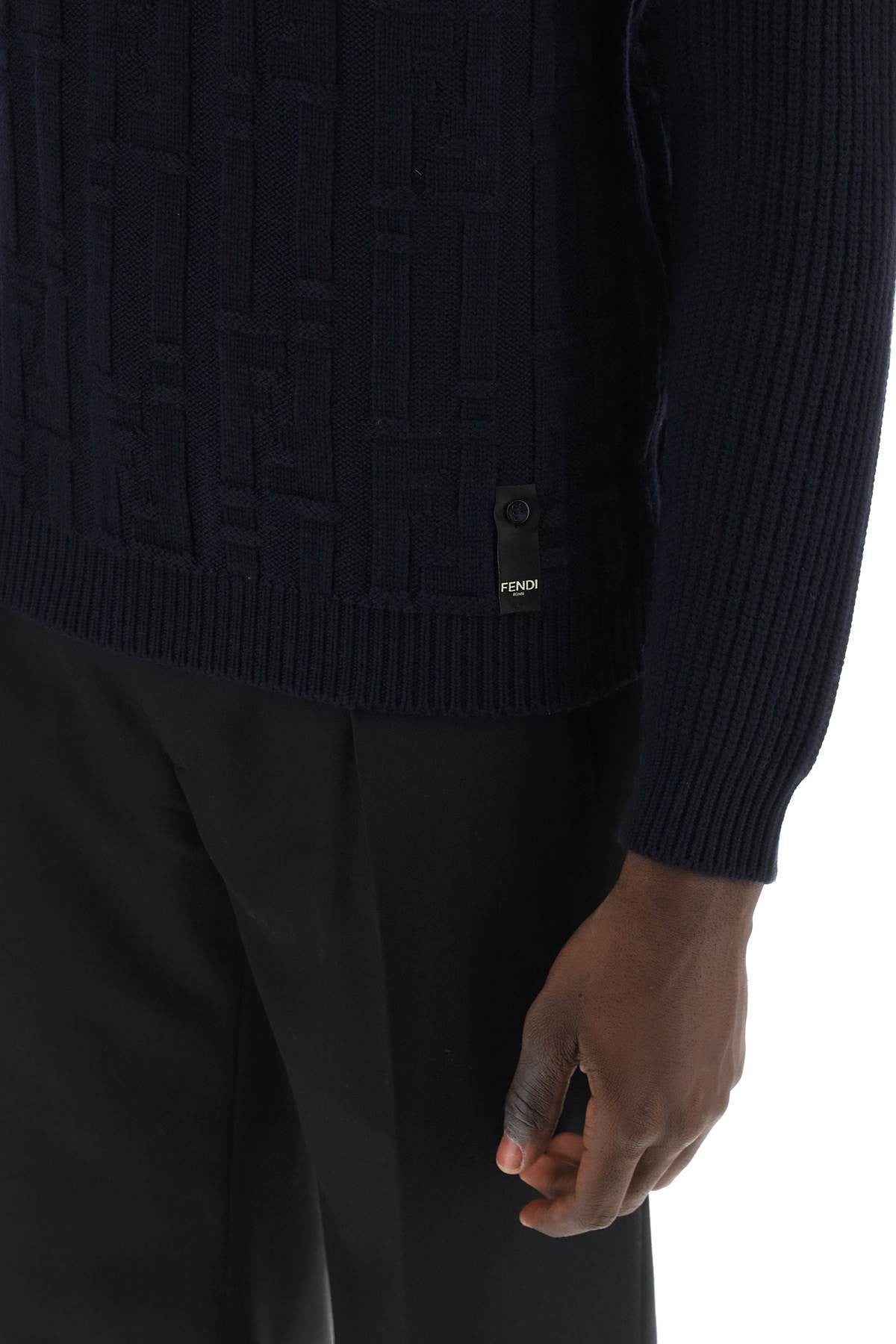 Ff Stripe Wool Sweater