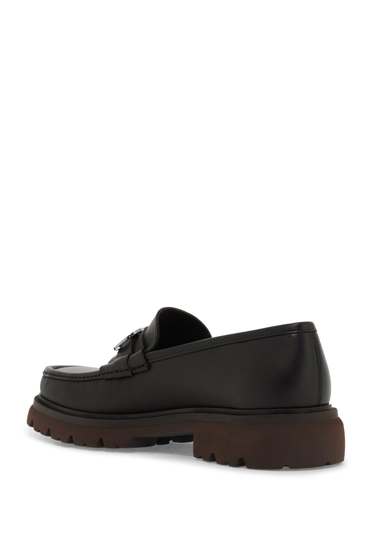 gancini loafers with chunky sole