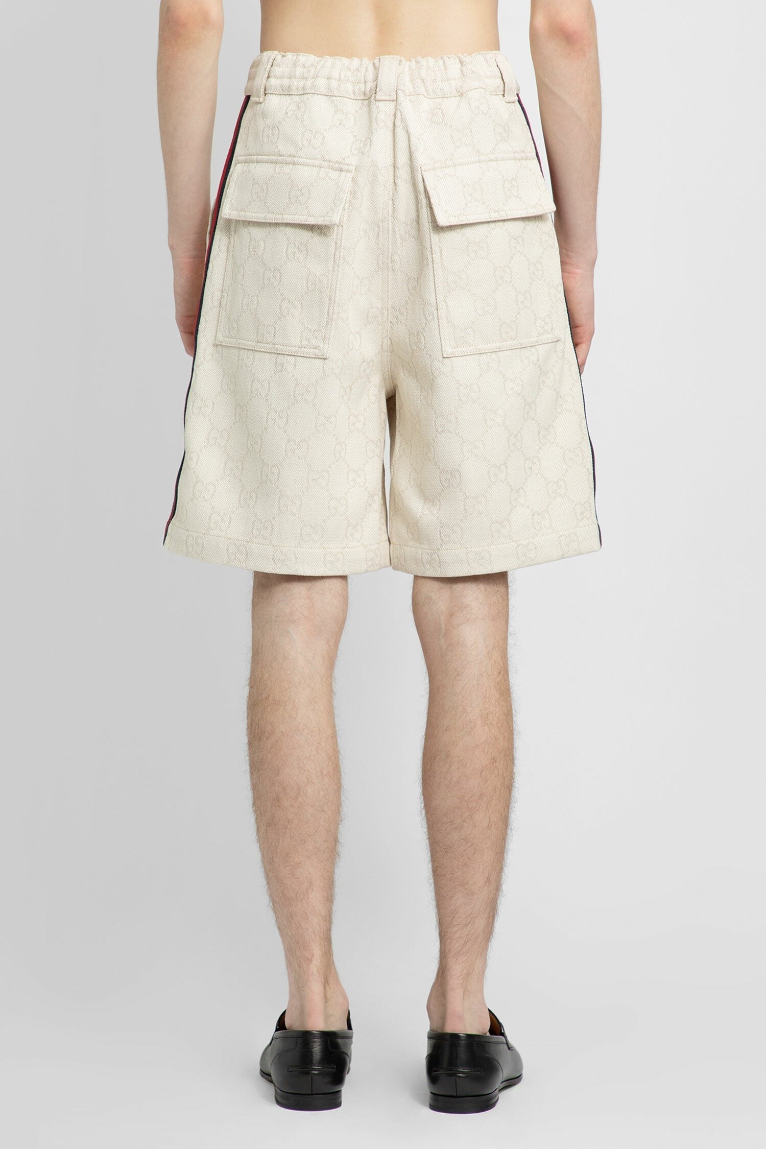 Gg Cotton Jacquard Bermuda Shorts