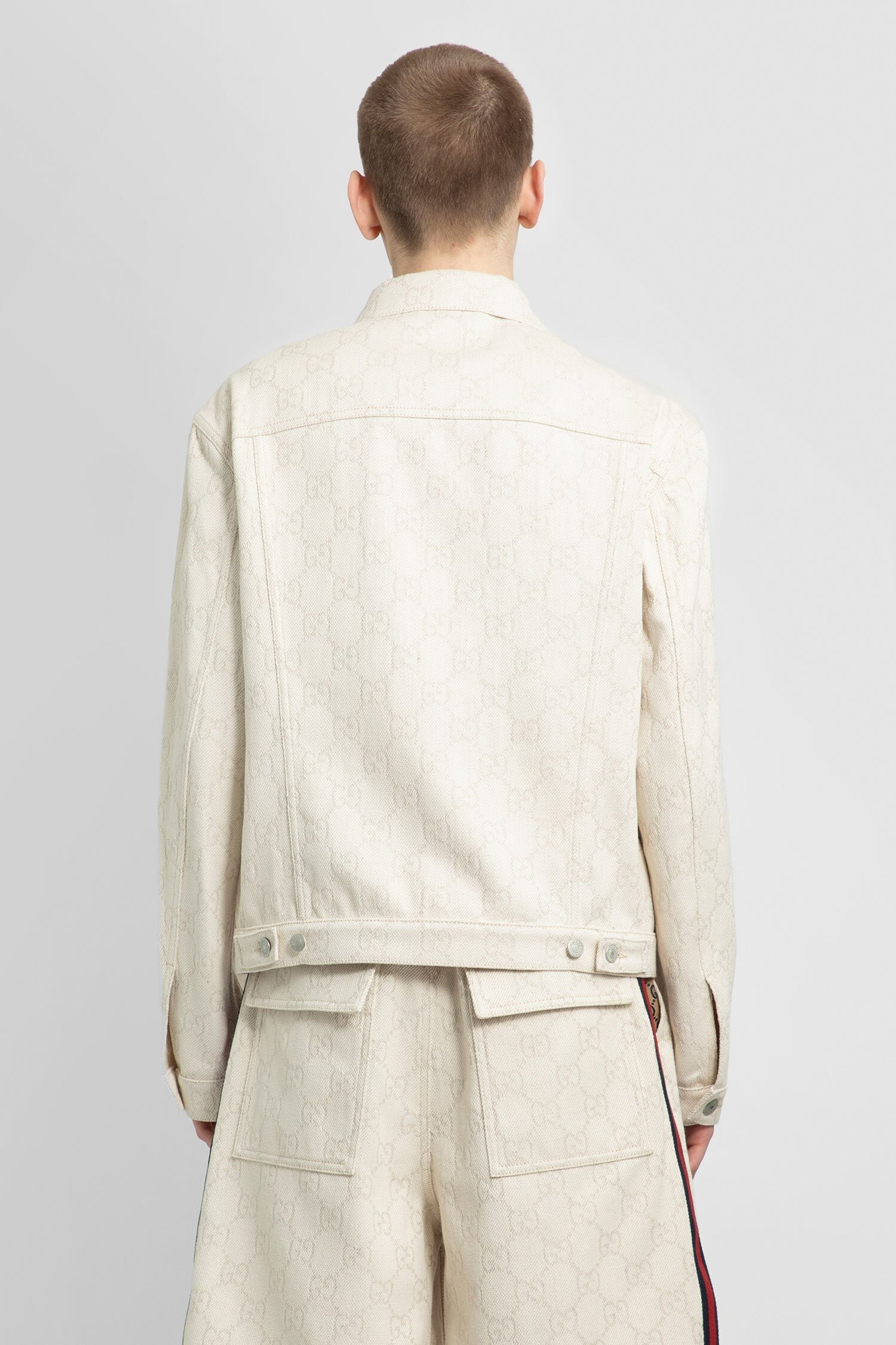 Gg Cotton Jacquard Jacket