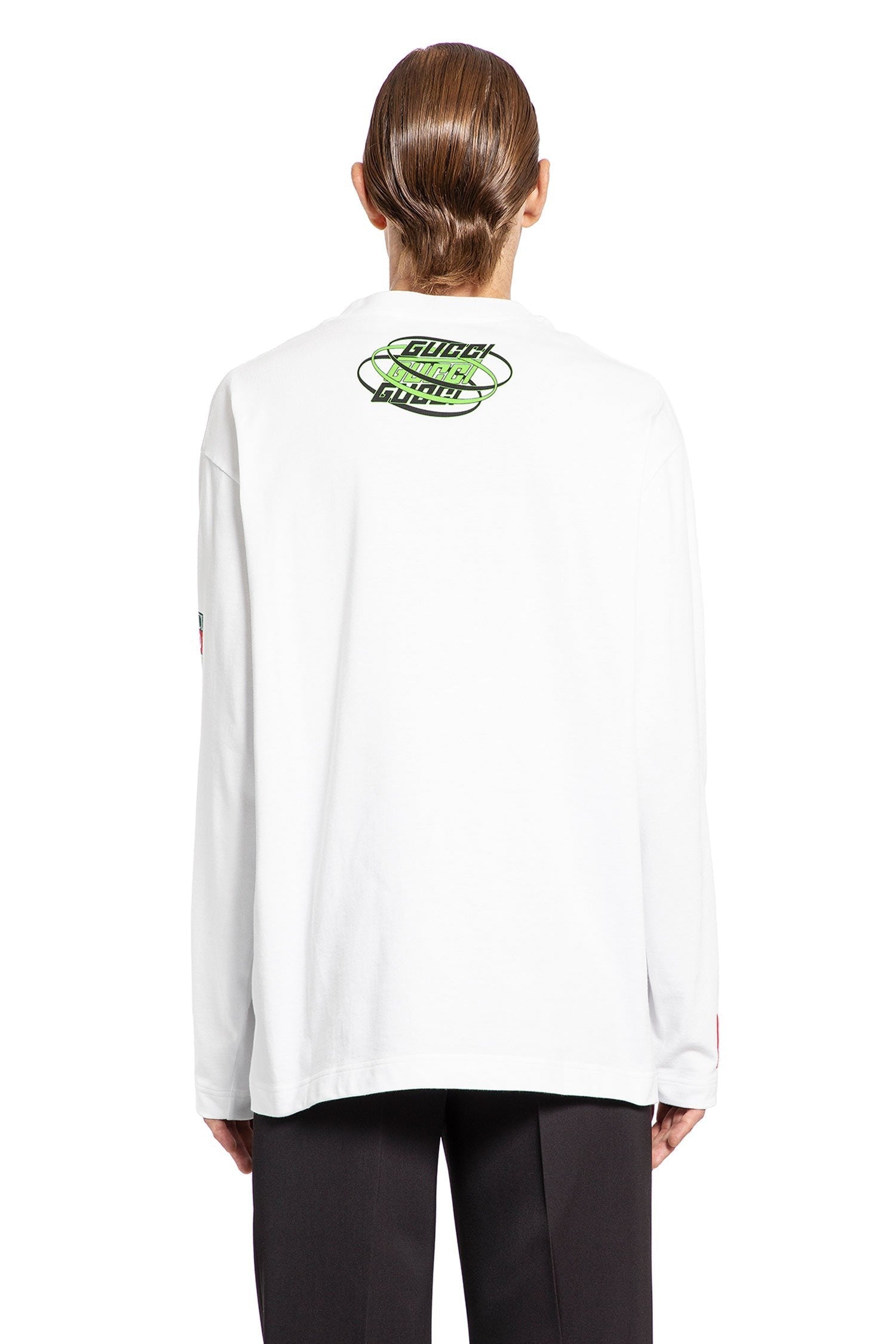 Gucci Symbols Print Long Sleeve T-Shirt