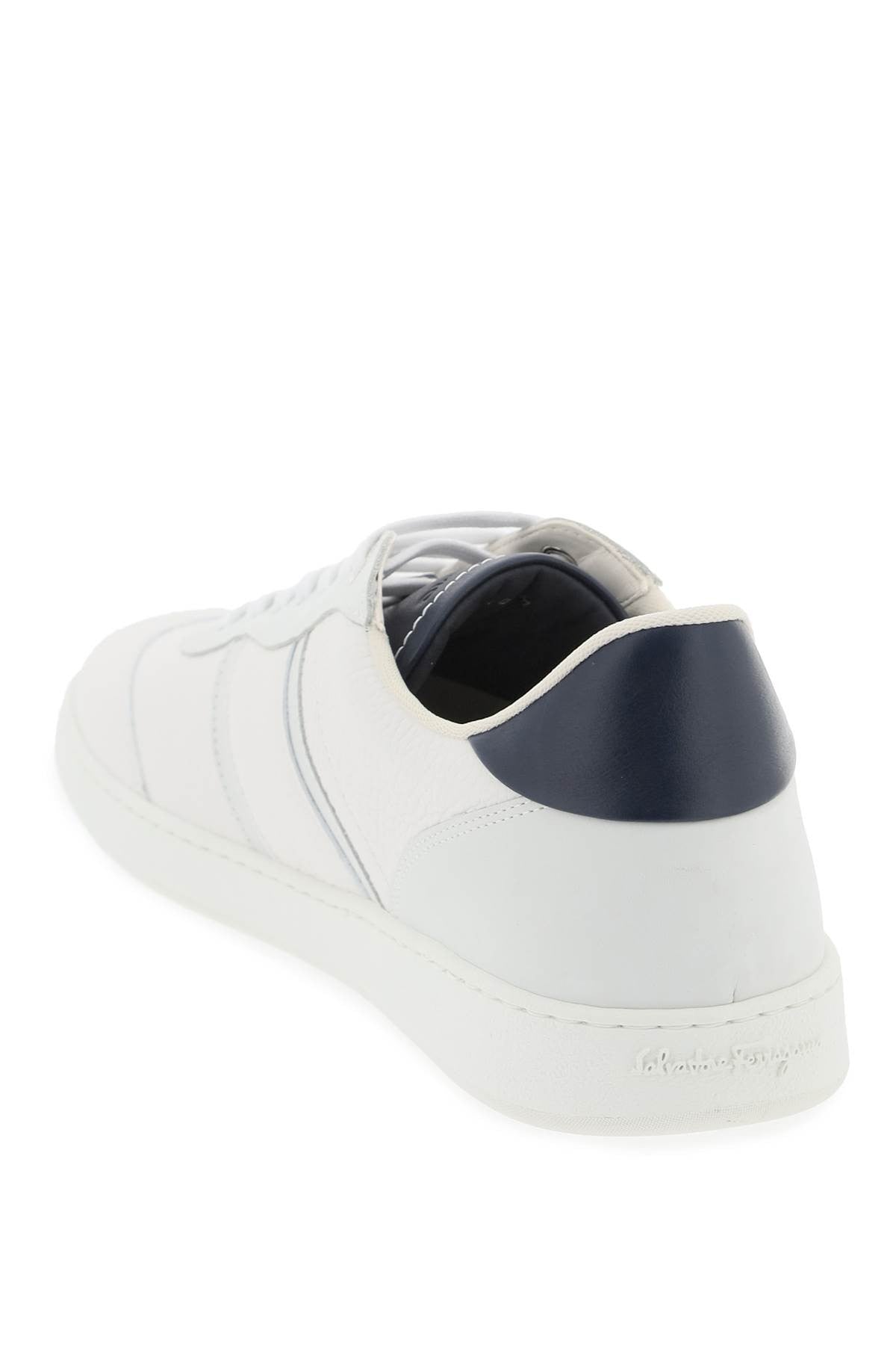 hammered leather sneakers