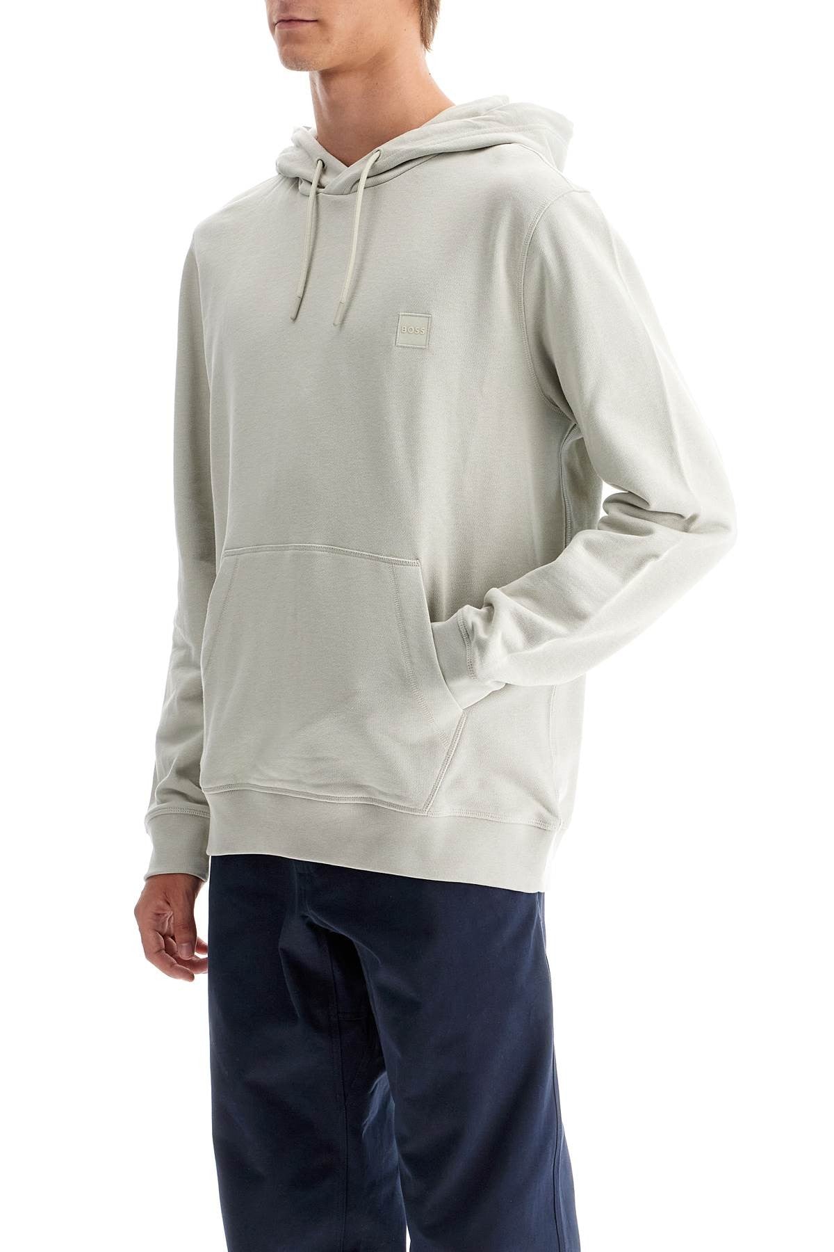Hoodie Wetalk 10234591 02 Light Beige 100% Cotton With Hood