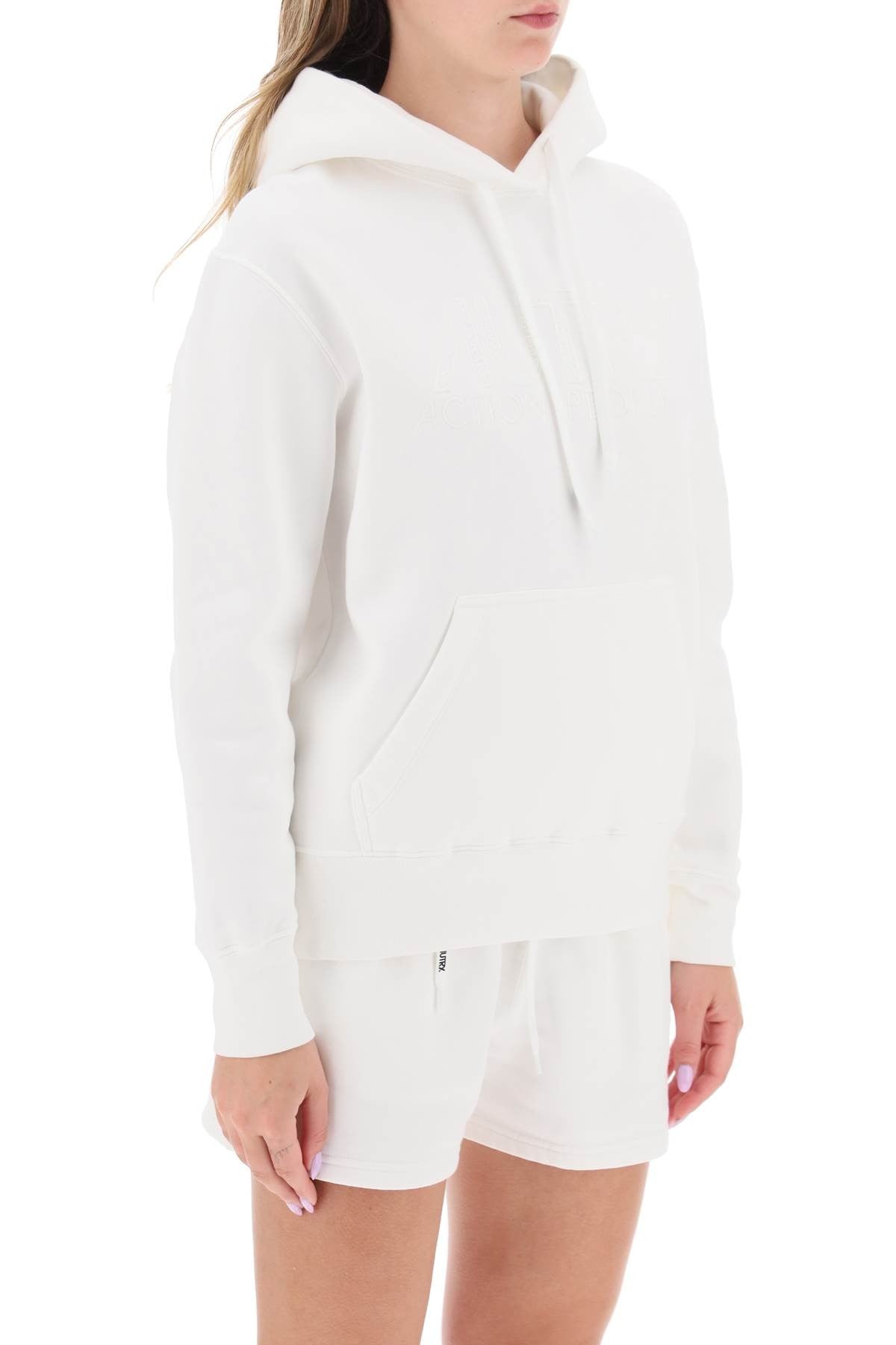 hoodie with logo embroidery
