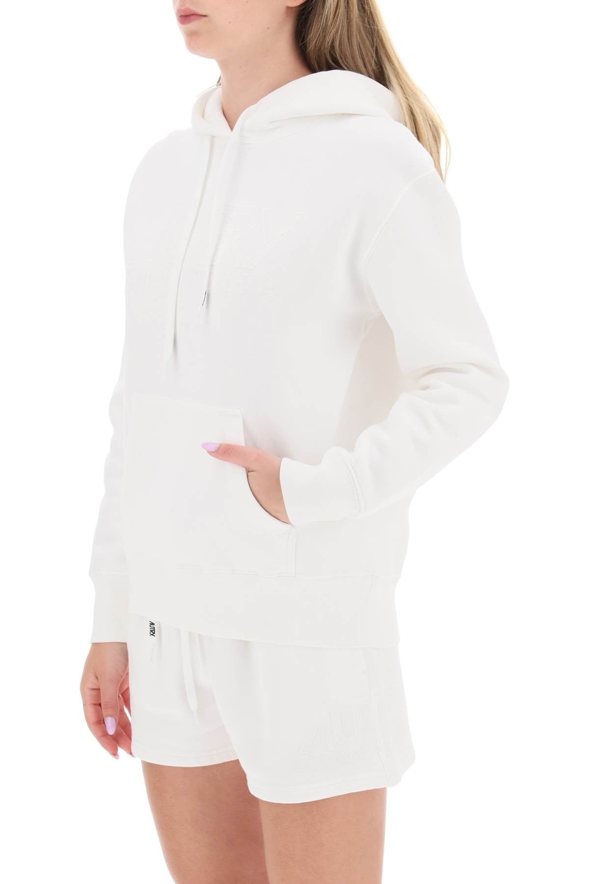 hoodie with logo embroidery