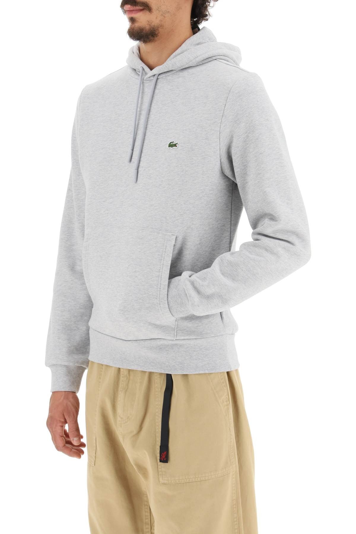 hoodie with logo patch