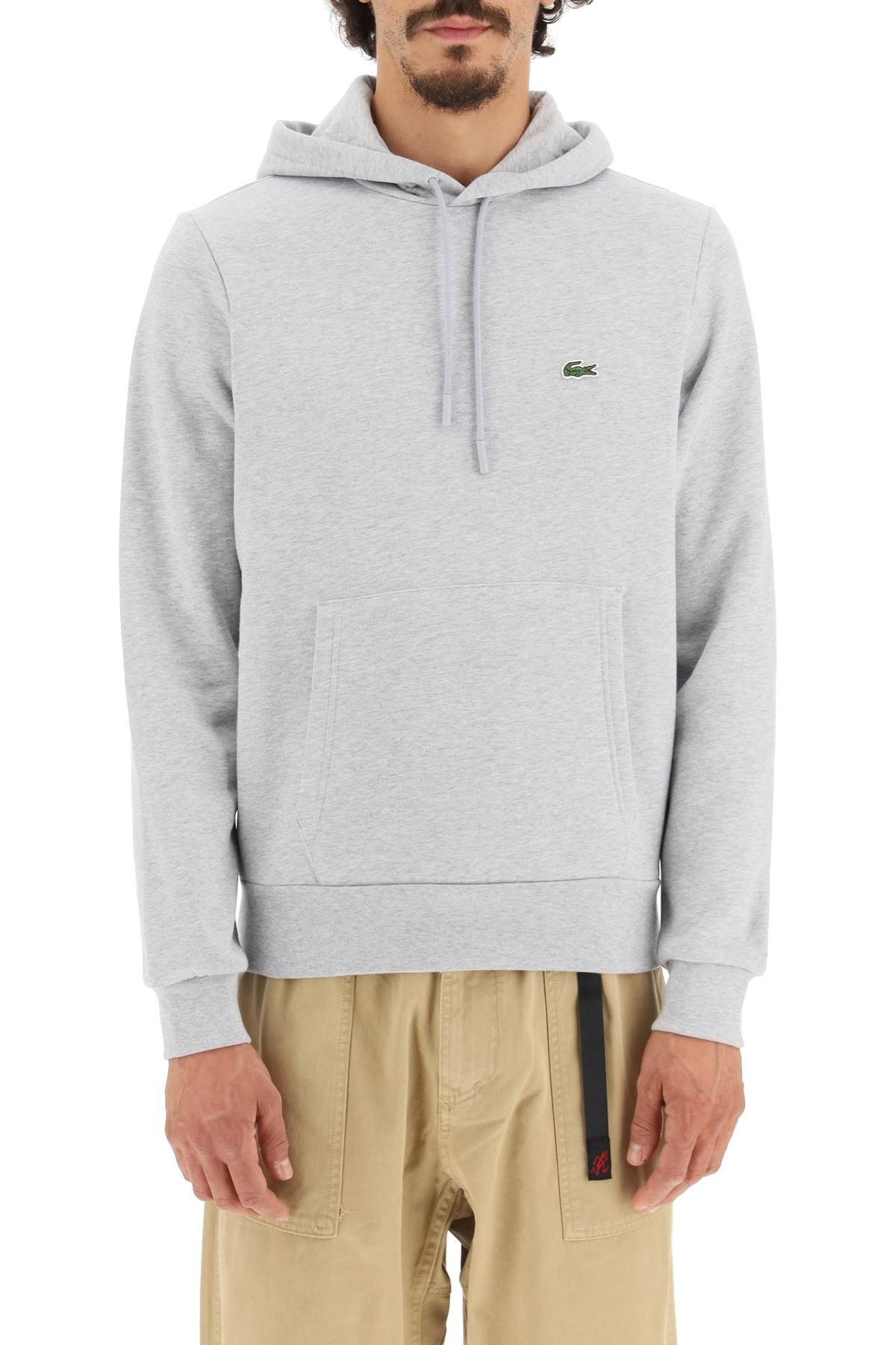 hoodie with logo patch
