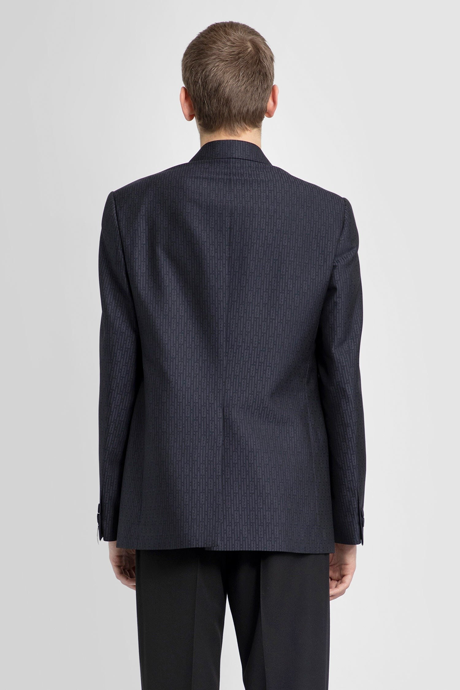 jacquard motif blazer