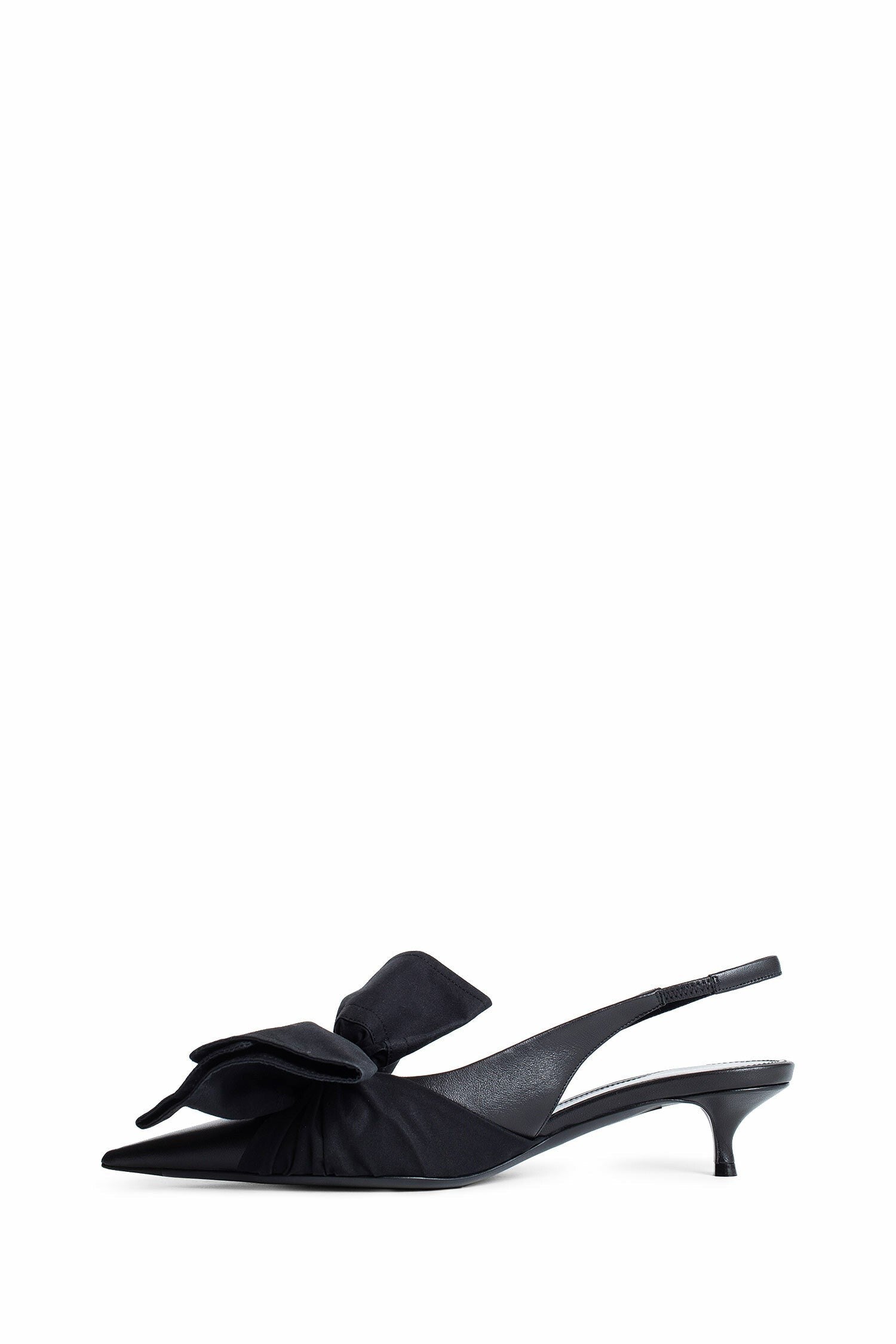 Knife Chemise Slingback Pumps