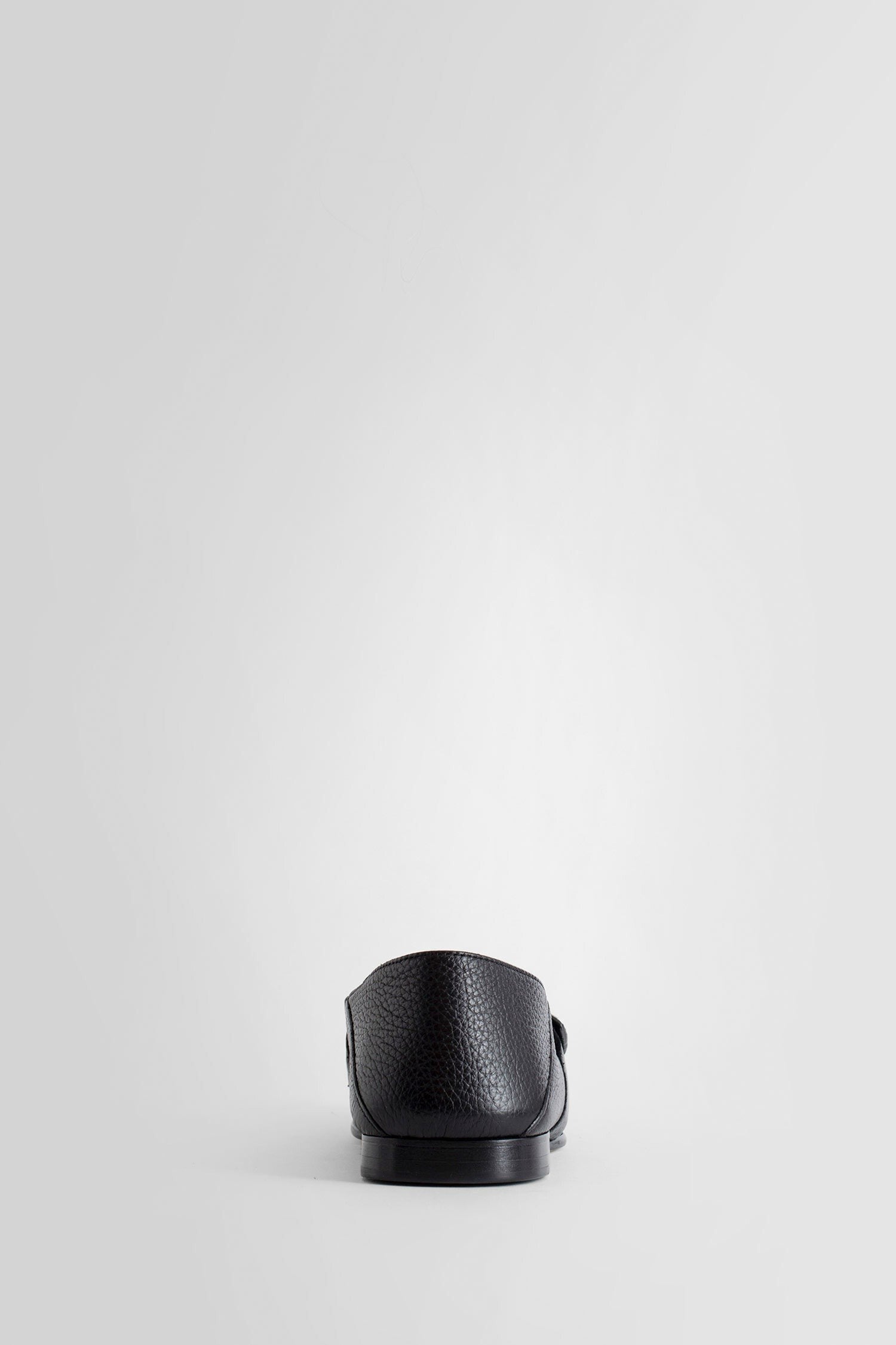 leather ff loafers