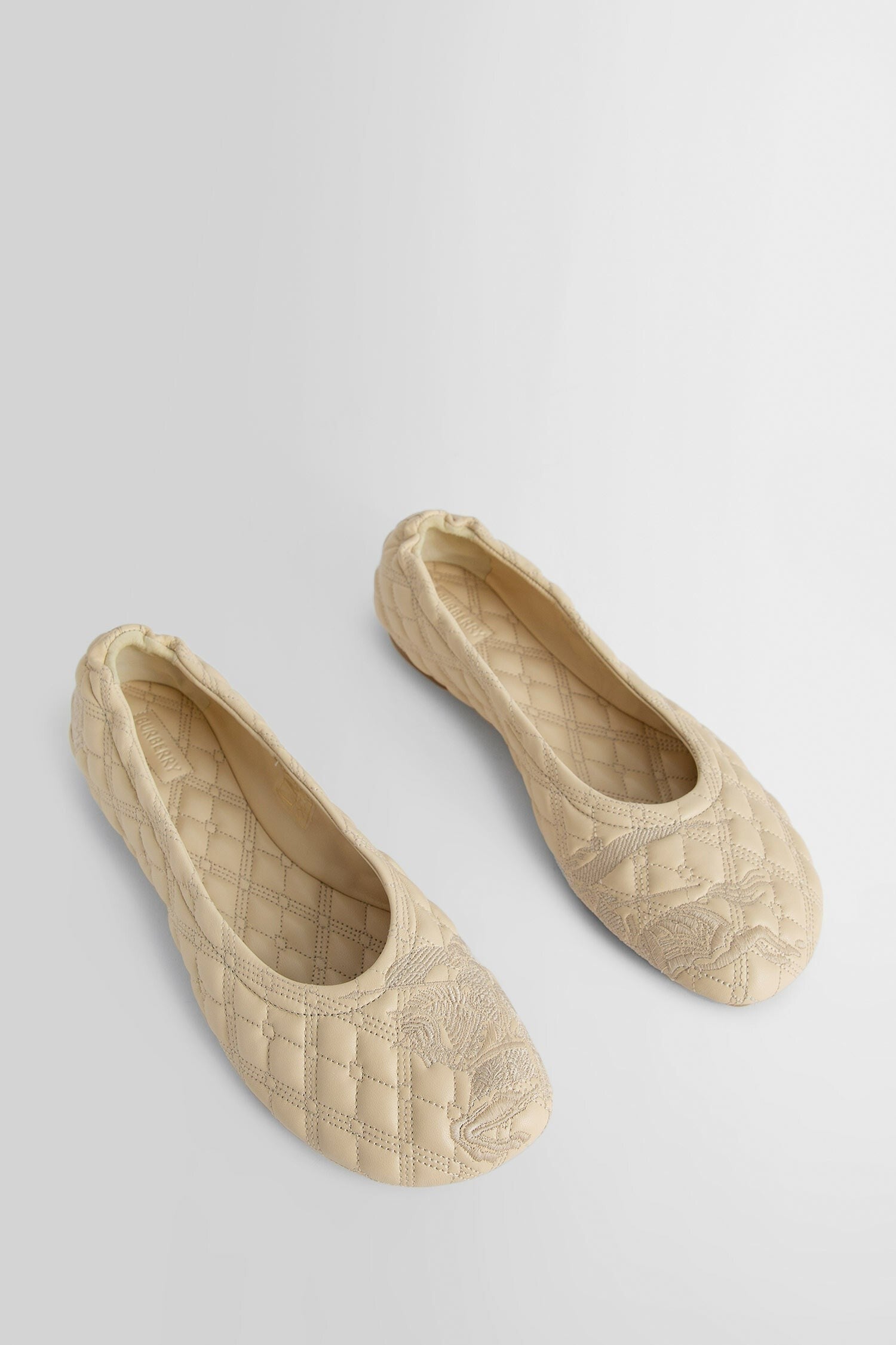 Leather Saddler Ballerinas
