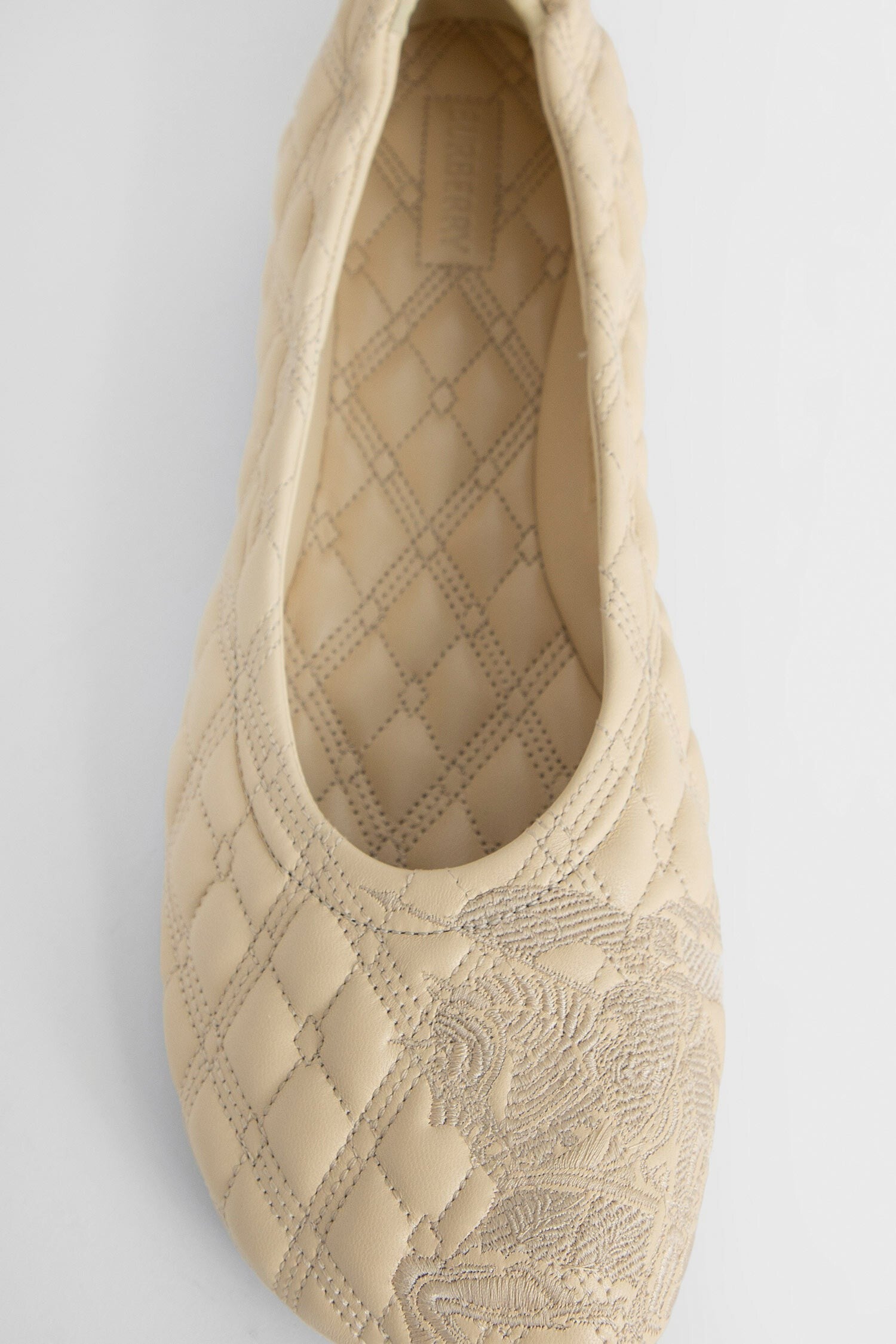 Leather Saddler Ballerinas