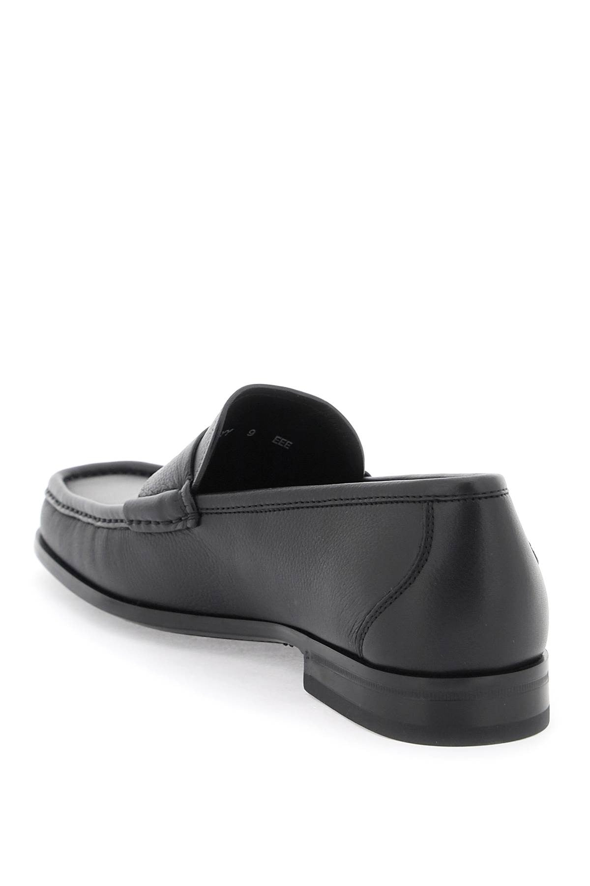 logo loafers with moc