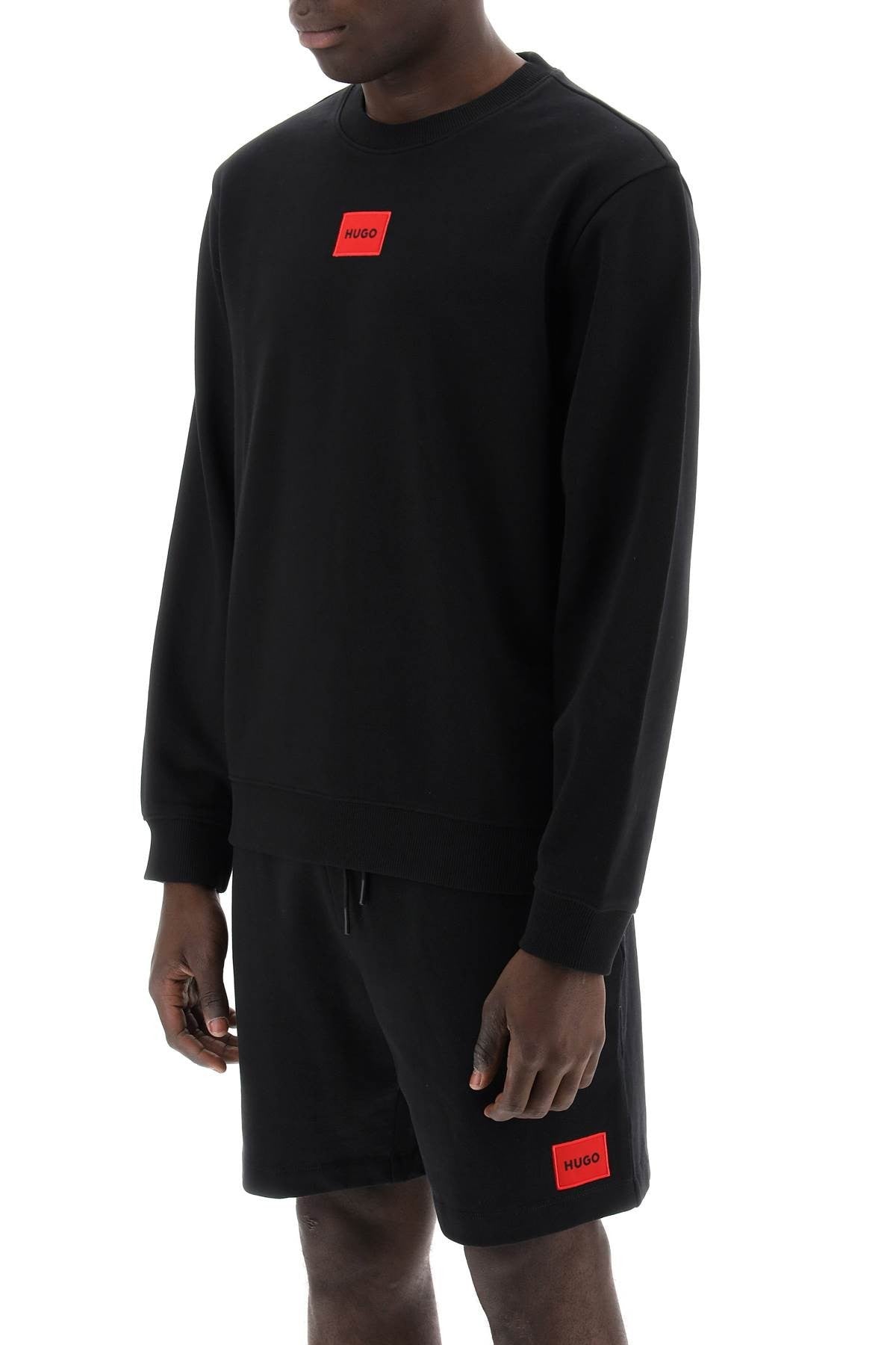 logo patch sweatshirt