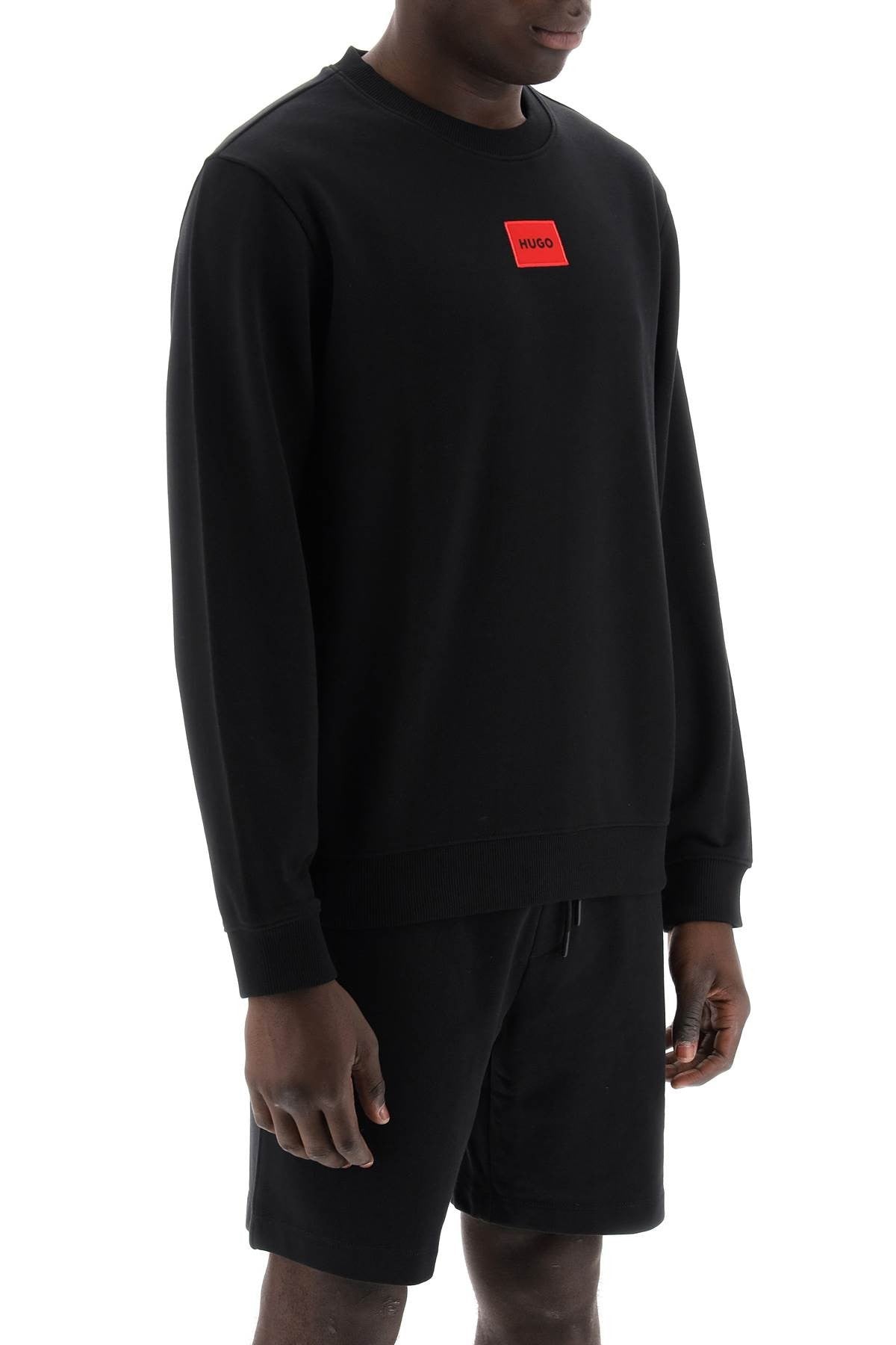 logo patch sweatshirt