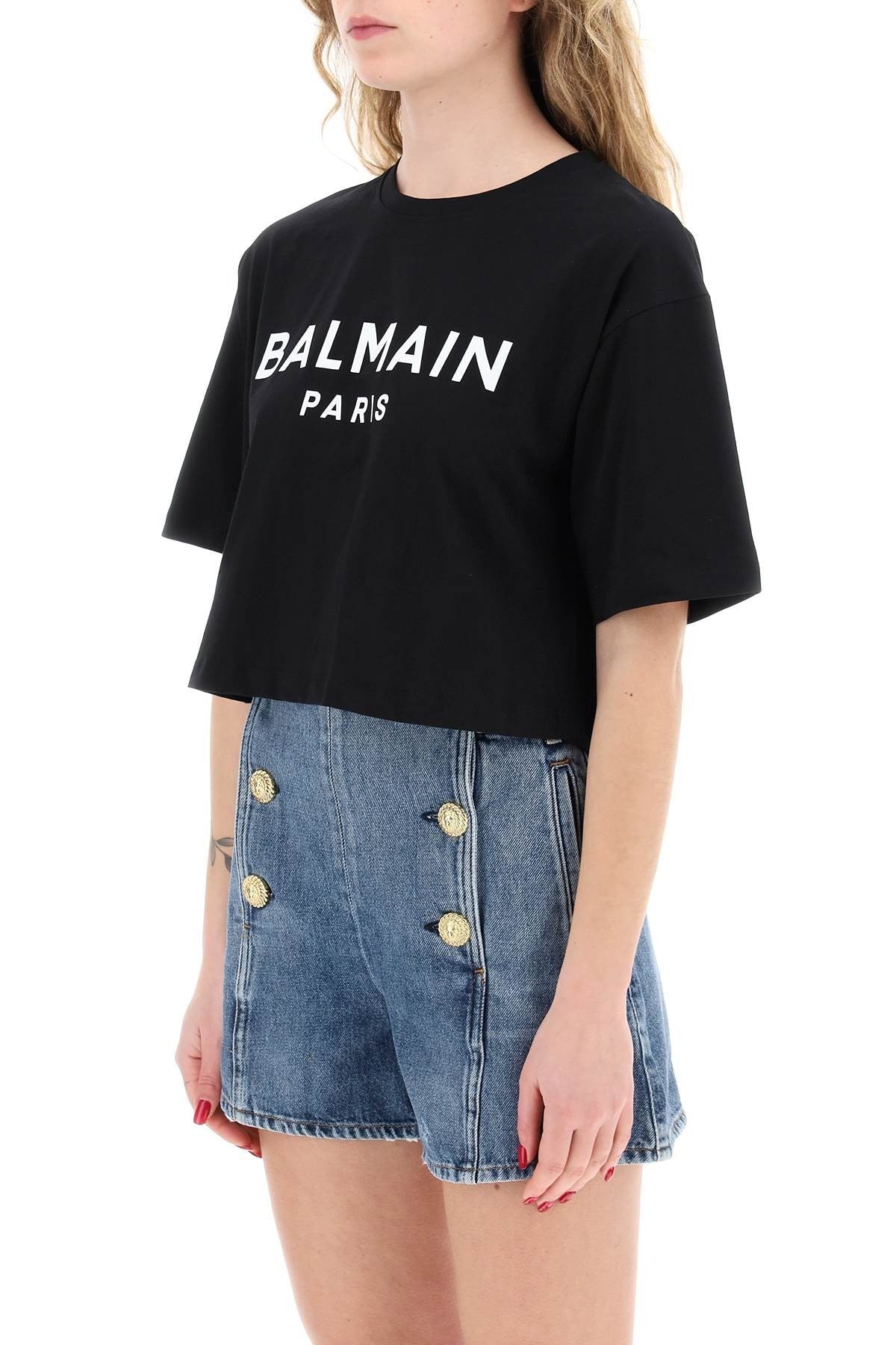 logo print boxy t-shirt