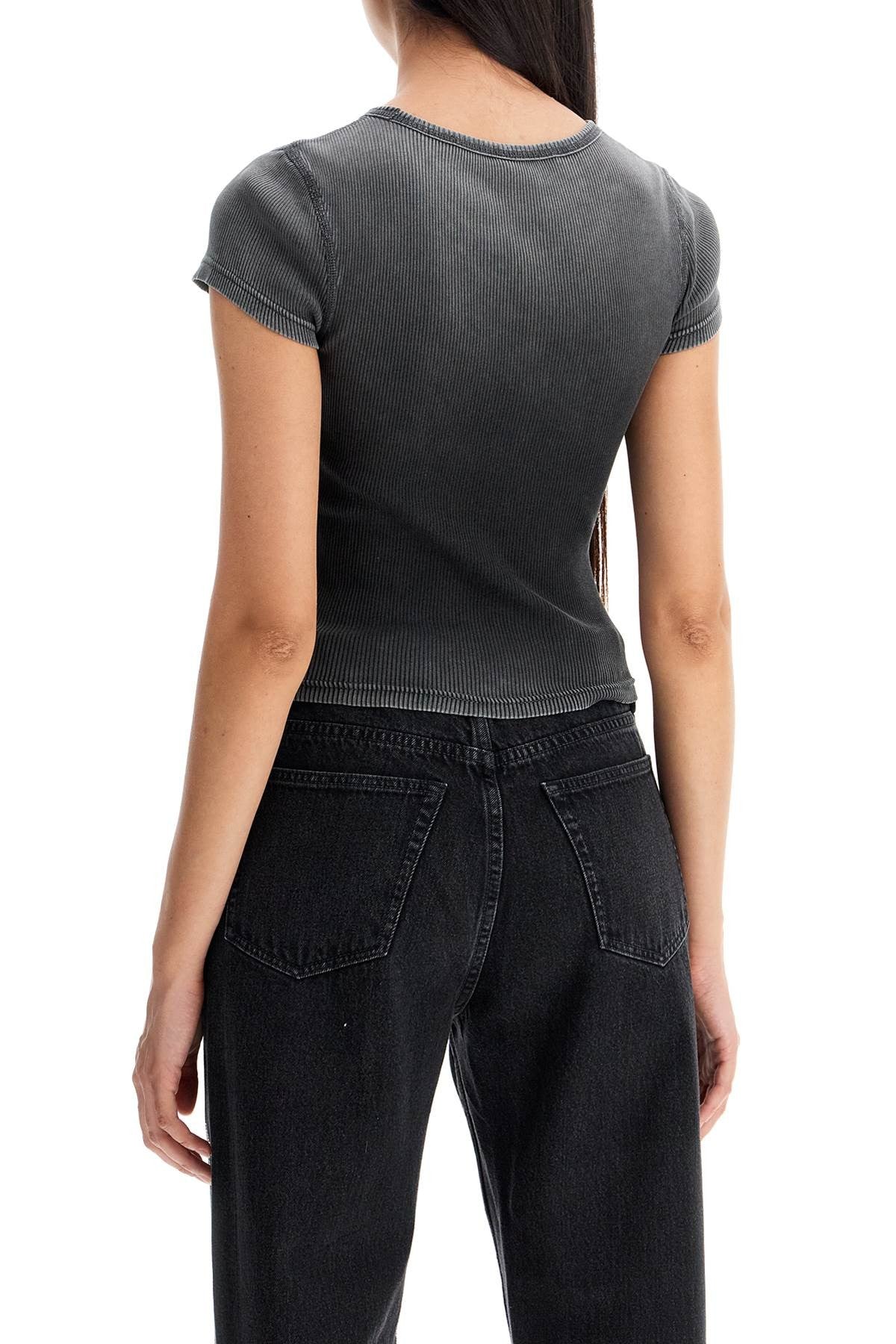 'logo rhinestone t-shirt
