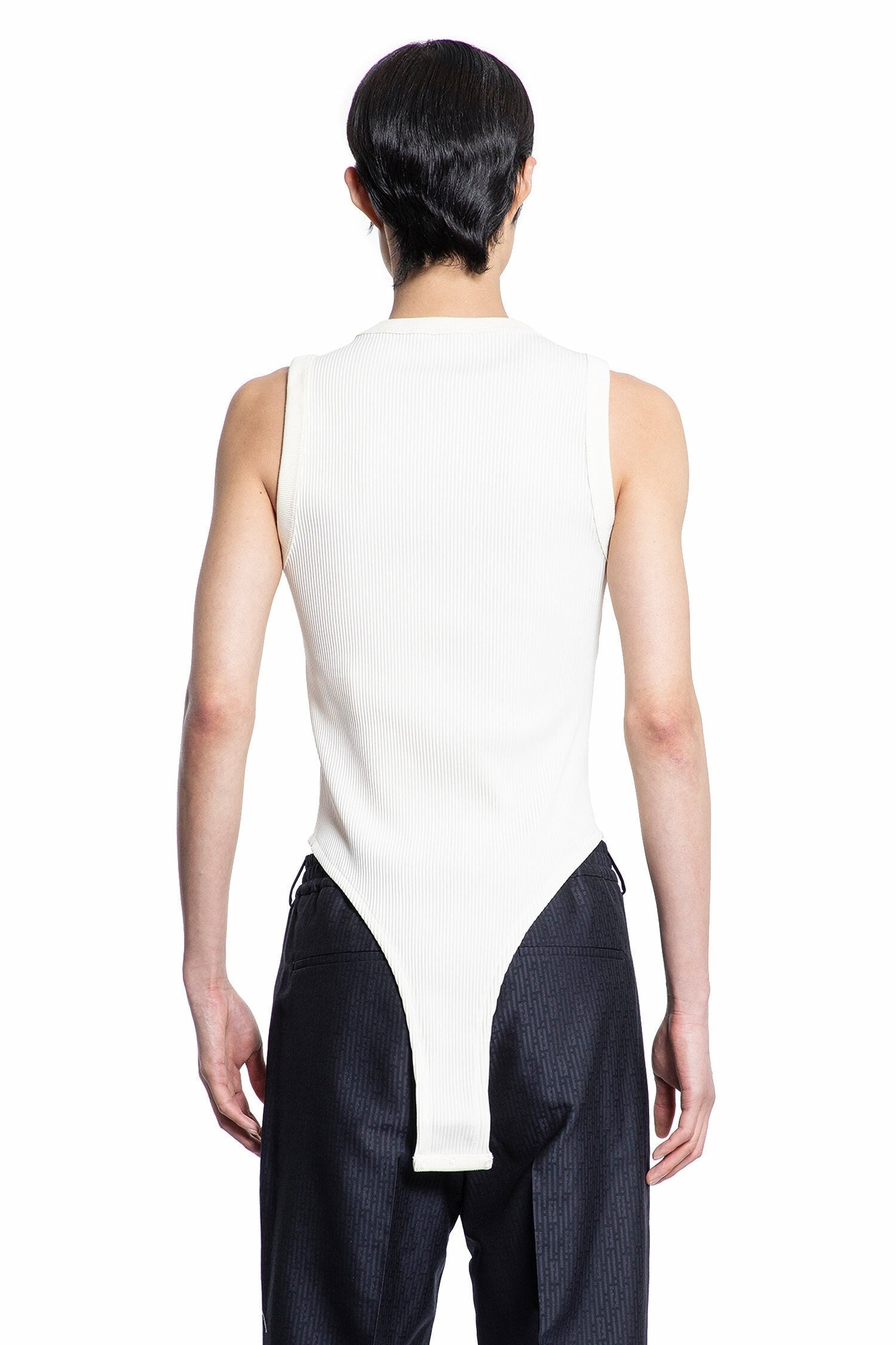 Logo Ribbed Bodysuit