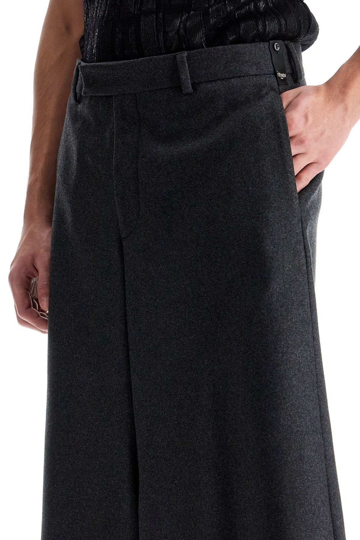 long cashmere bermuda shorts