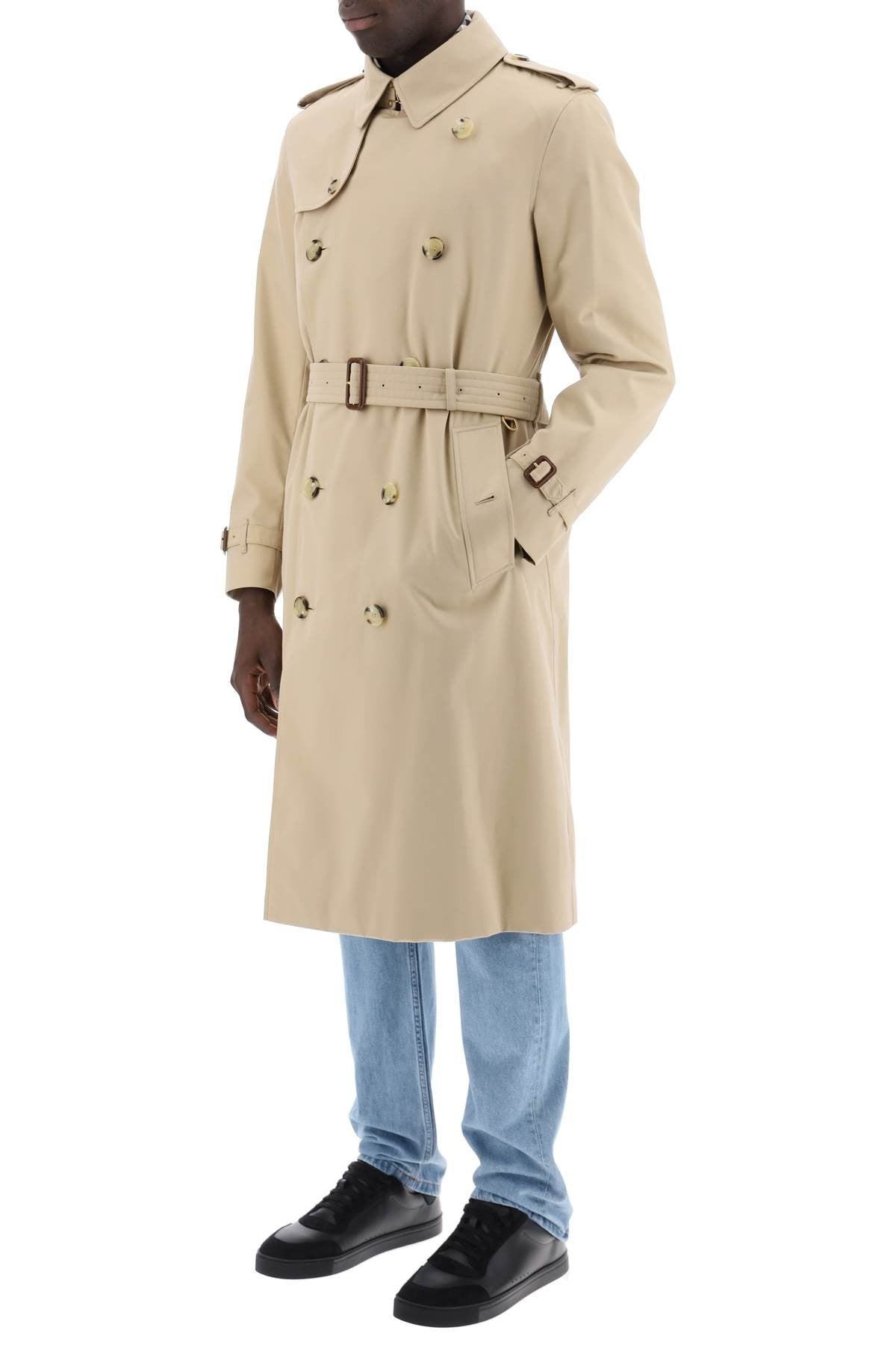 long heritage kensington trench coat