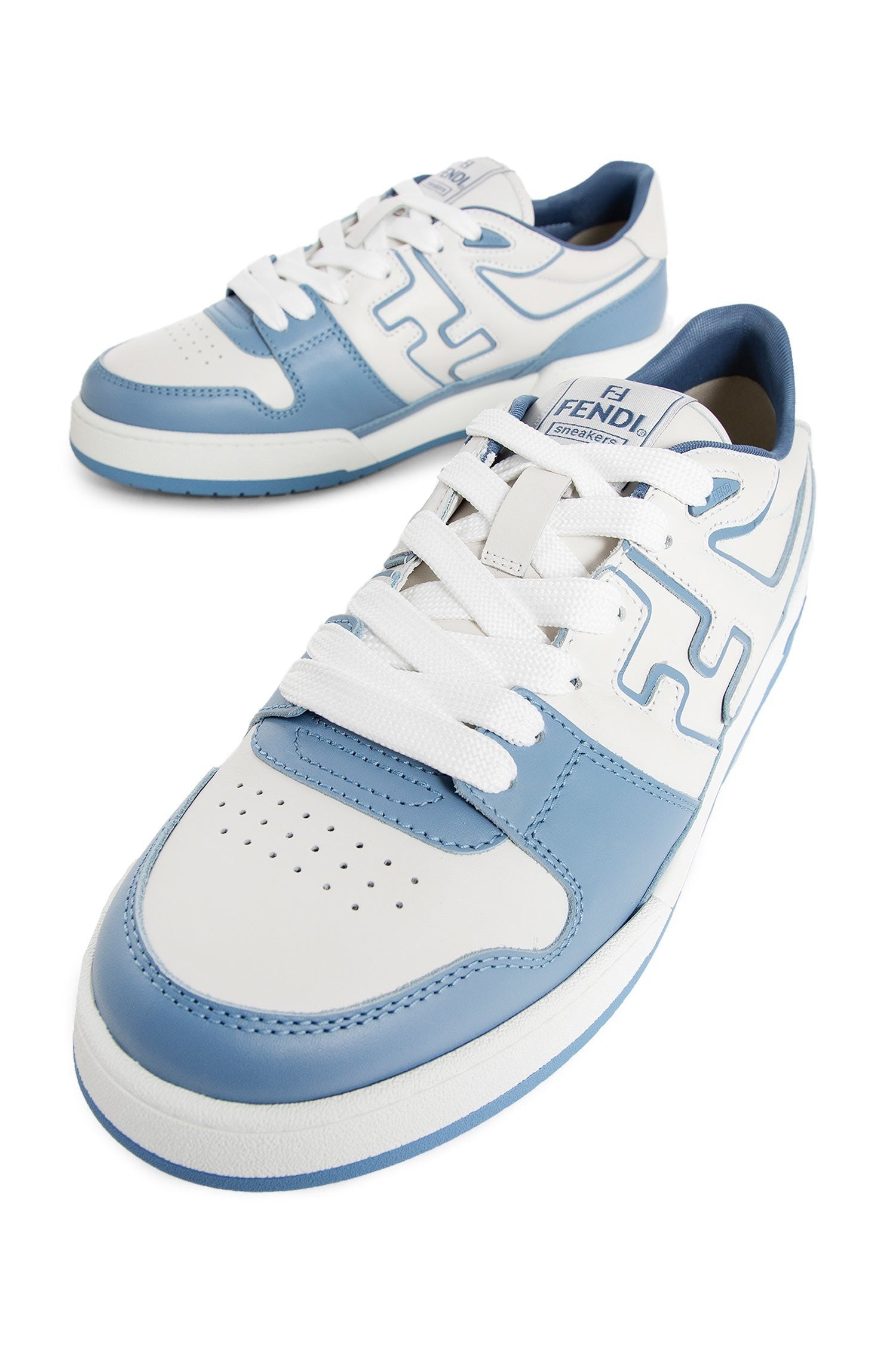 Match Leather Low-Top Sneakers
