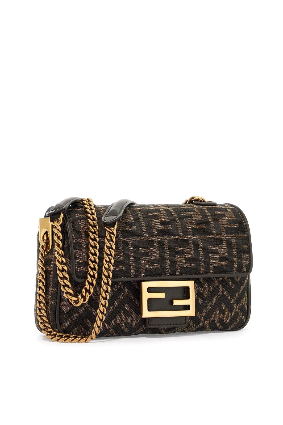 Medium Ff Fabric Baguette Bag