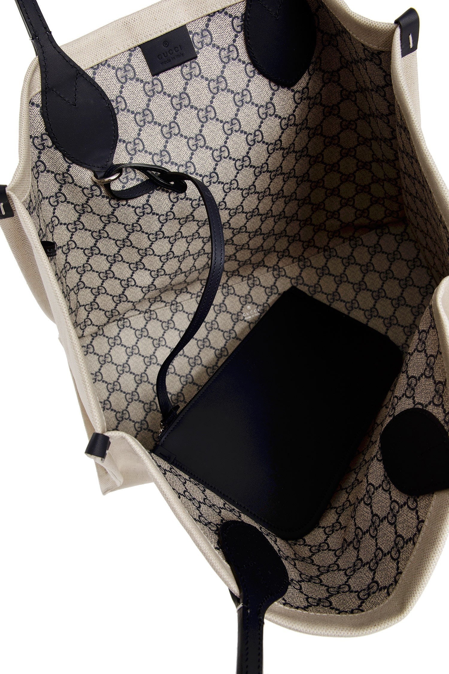 Medium Tote Bag With ''Gucci'' Print