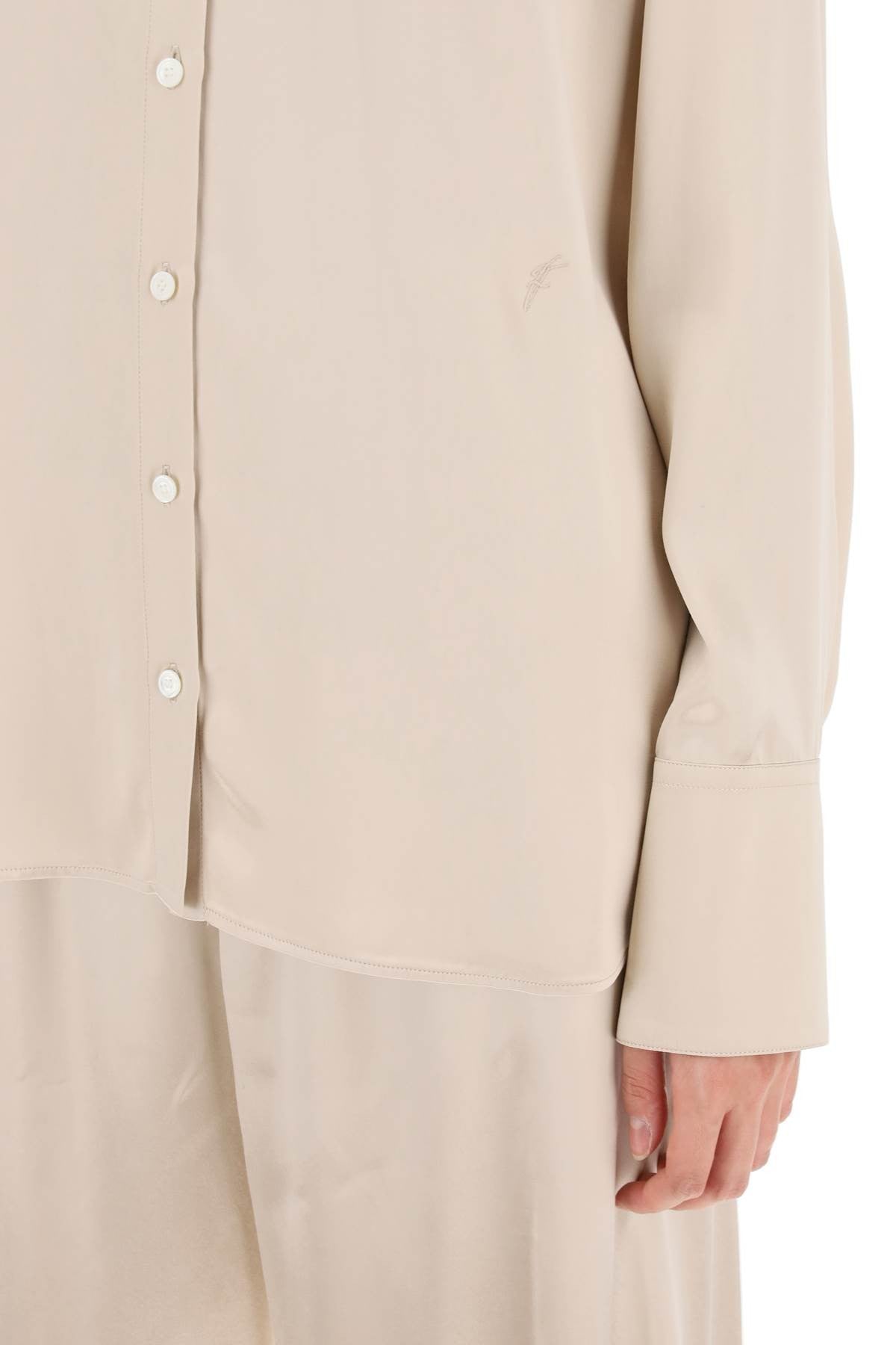 men's satin shirt