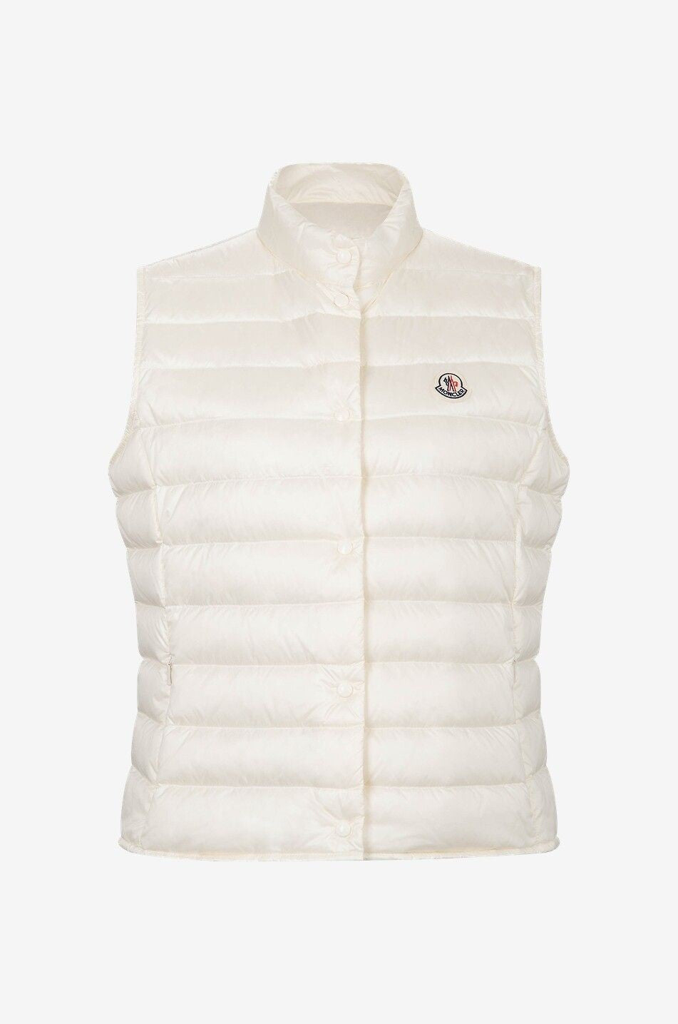 Moncler Liane Down Vest With Stand-Up Collar