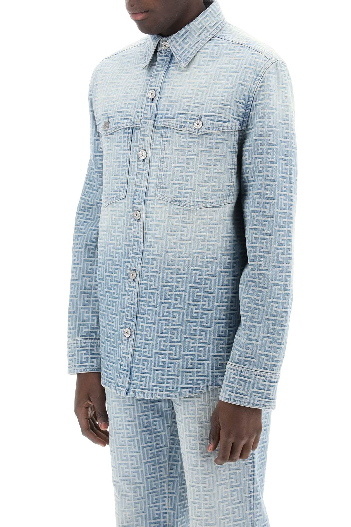 Monogram Denim Overshirt
