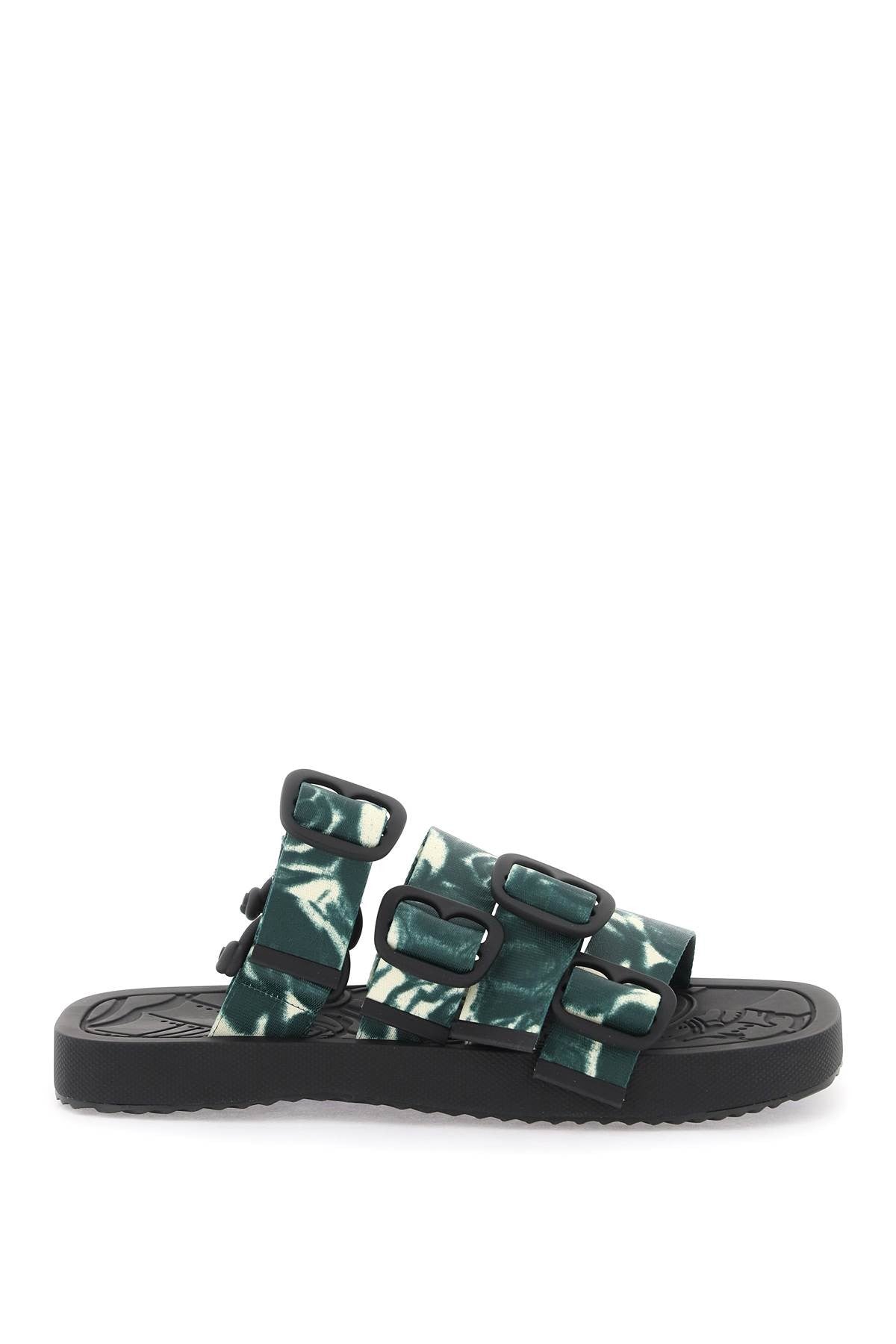 nylon rose sandals for