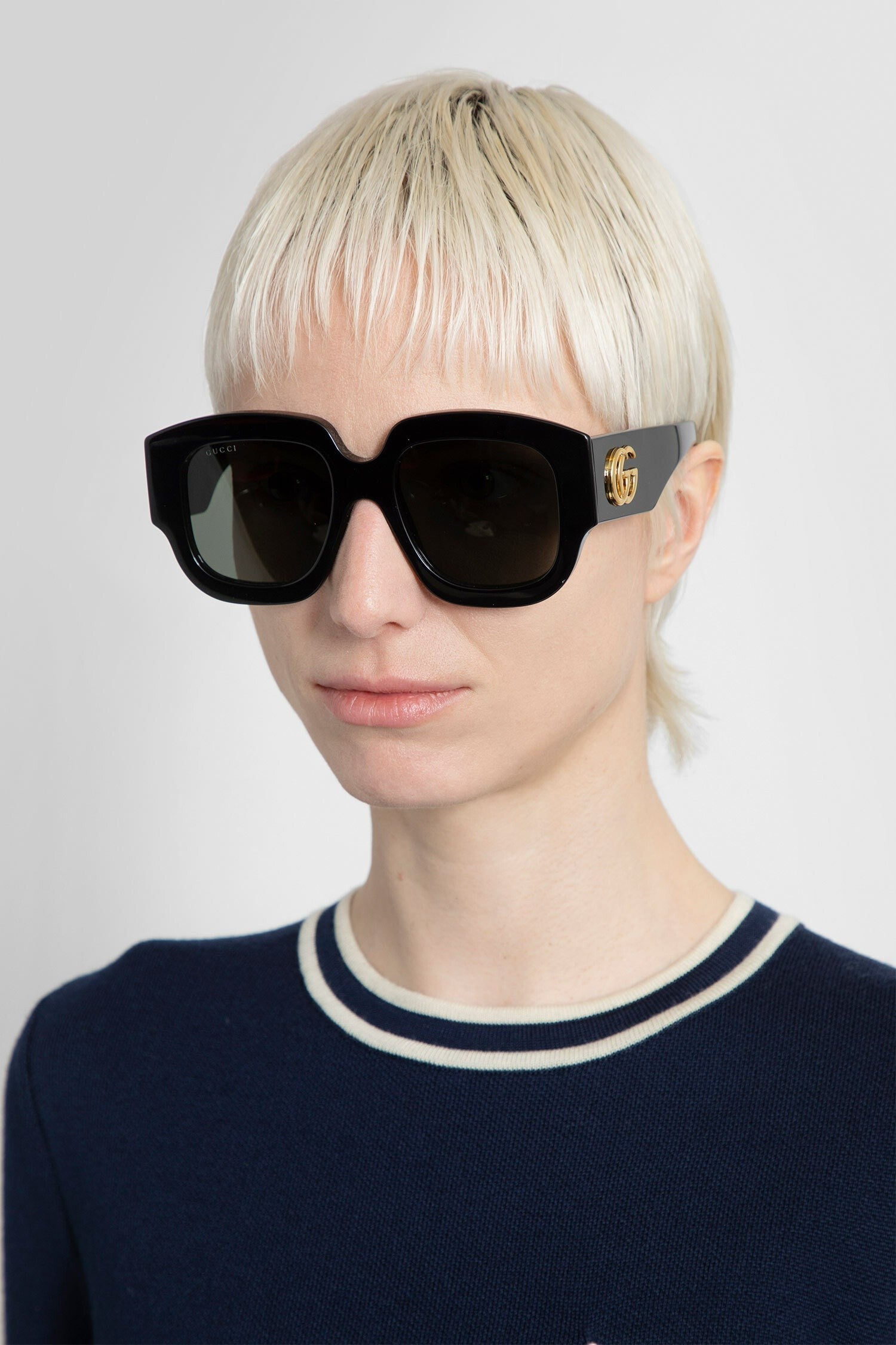 Oversize Square Double G Sunglasses