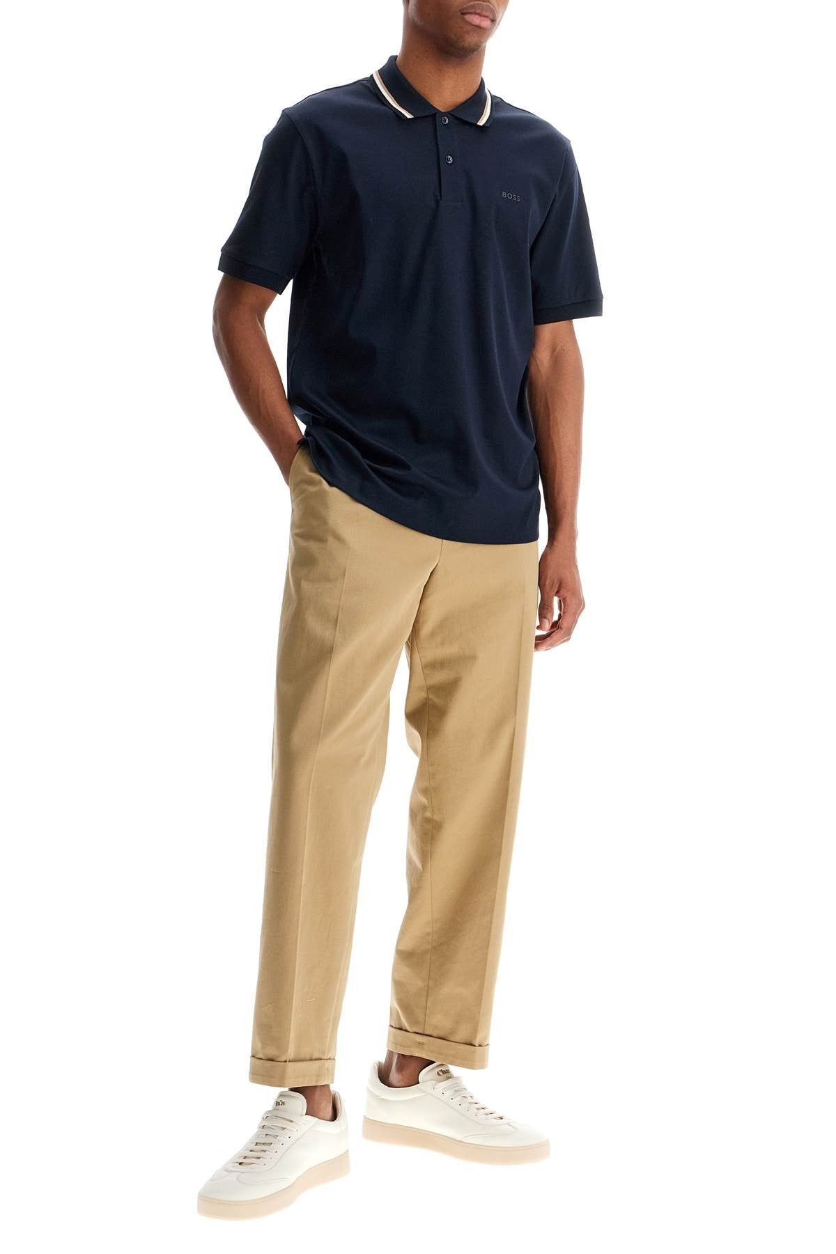 penrose polo shirt in mercerized cotton
