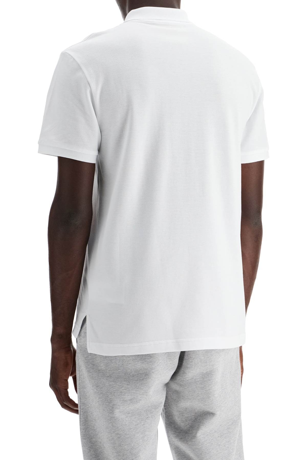polo shirt with embroidered logo