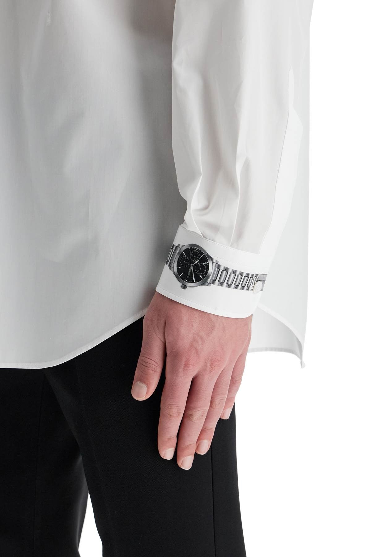 printed cuff shirt with unique