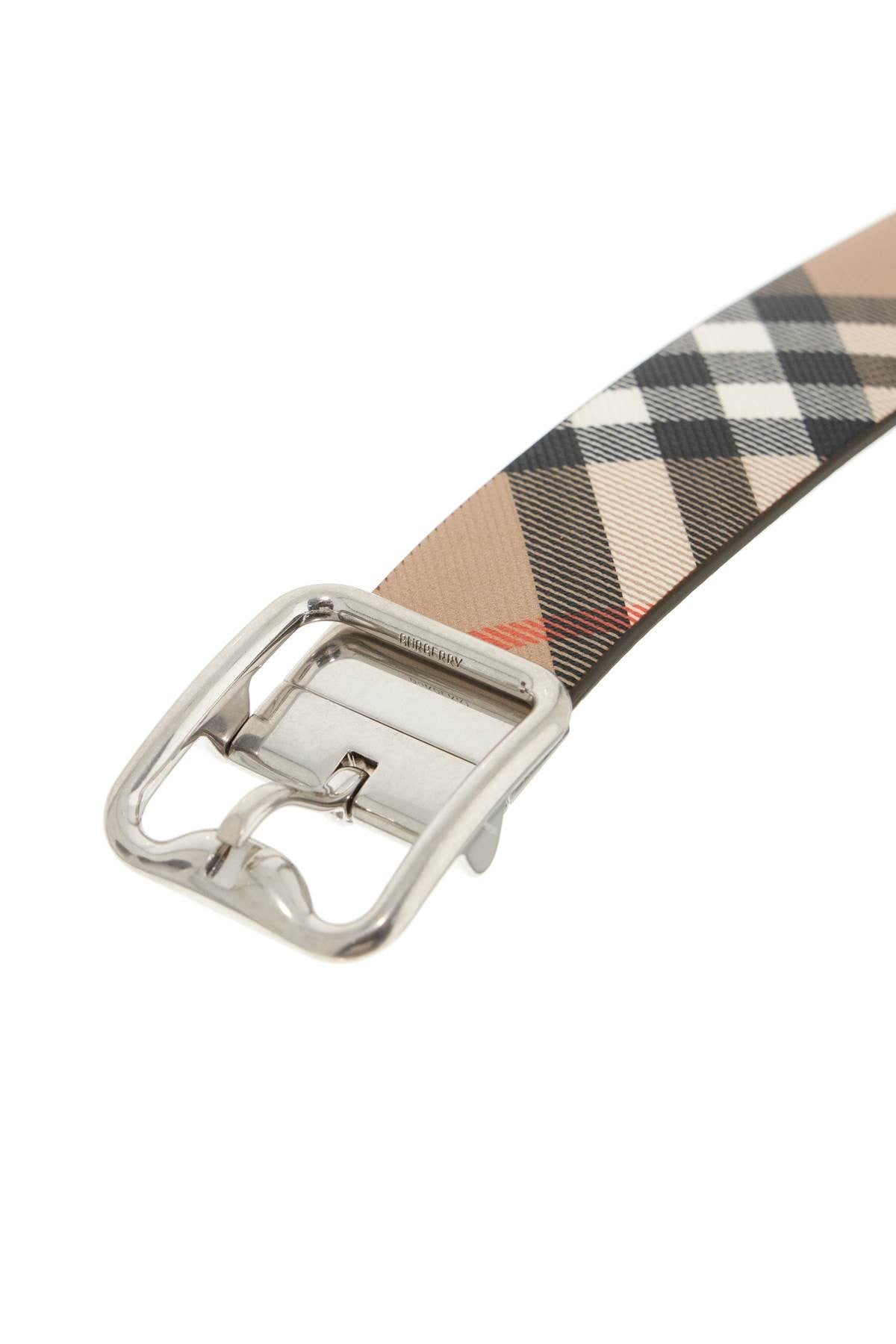 reversible b buckle check belt