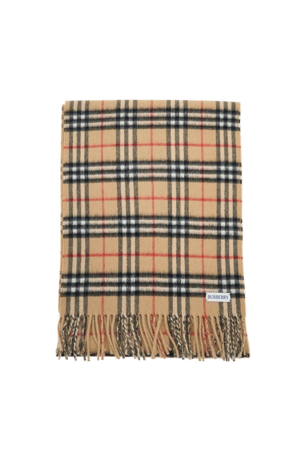 Reversible Cashmere Check Scarf