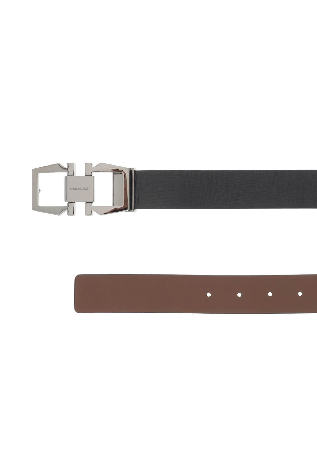reversible gancini buckle belt