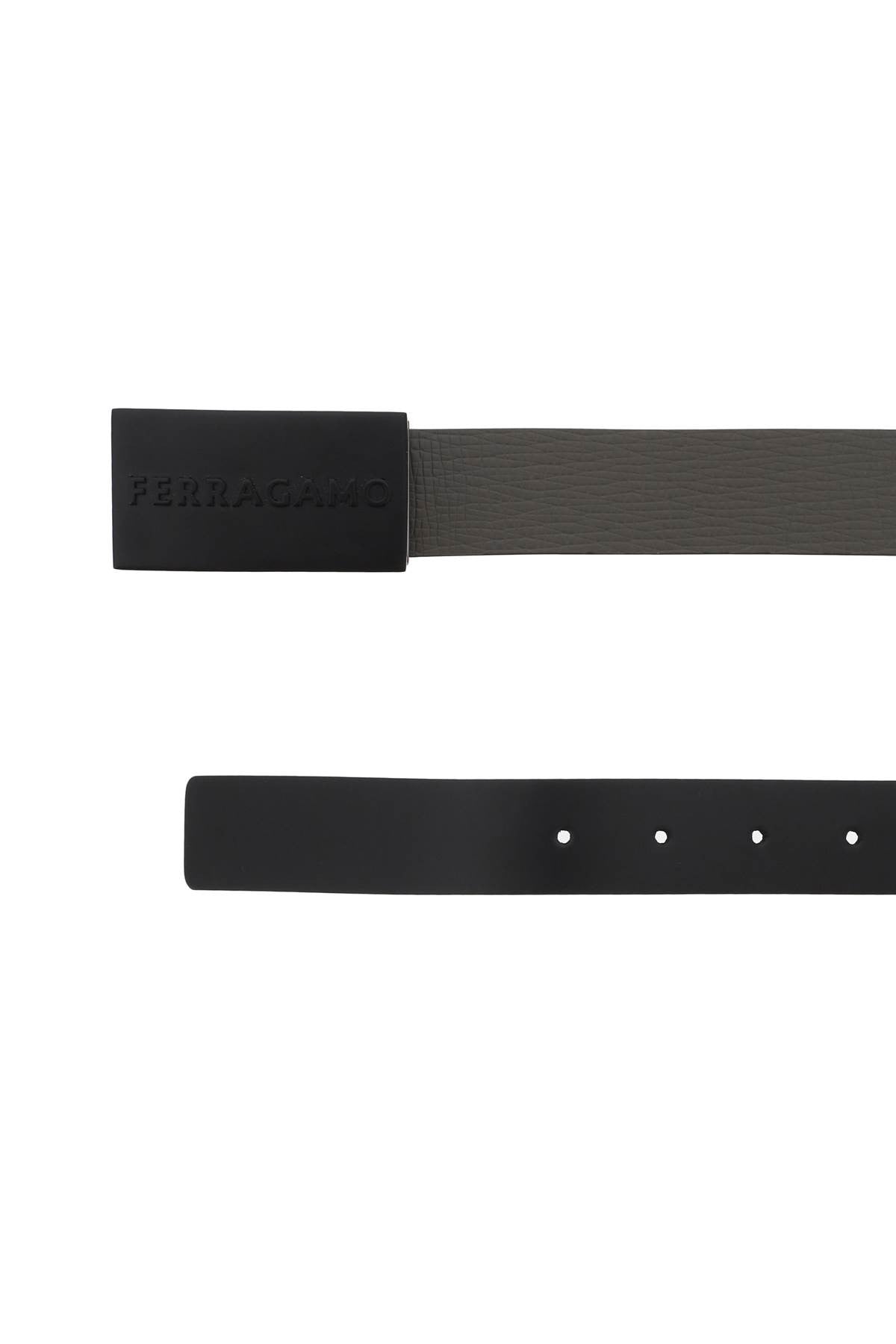 Reversible Plate Buckle Belt