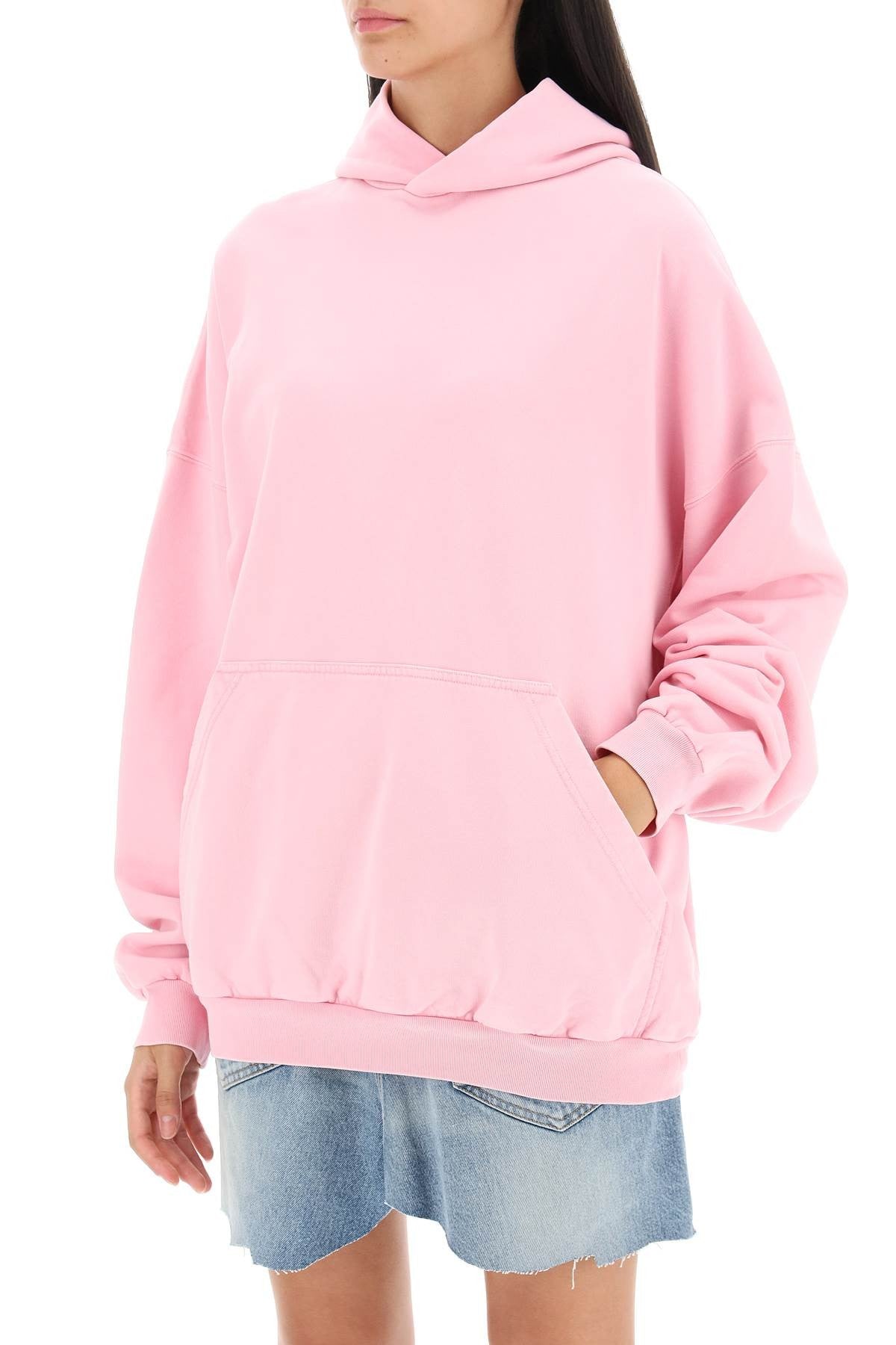Rhinestone-Studded Bb Logo Hoodie