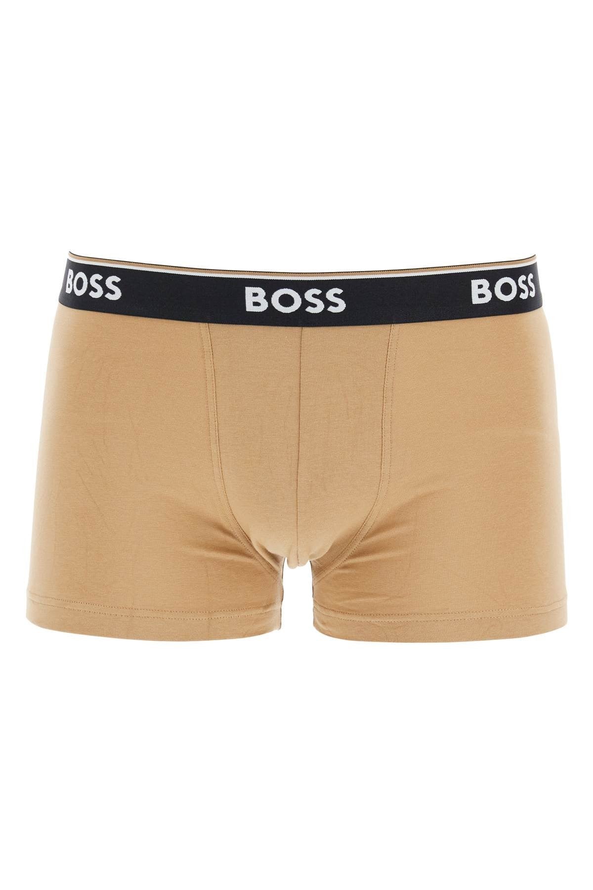 set 3 boxer slim fit in cotone elasticizzato colori assortiti