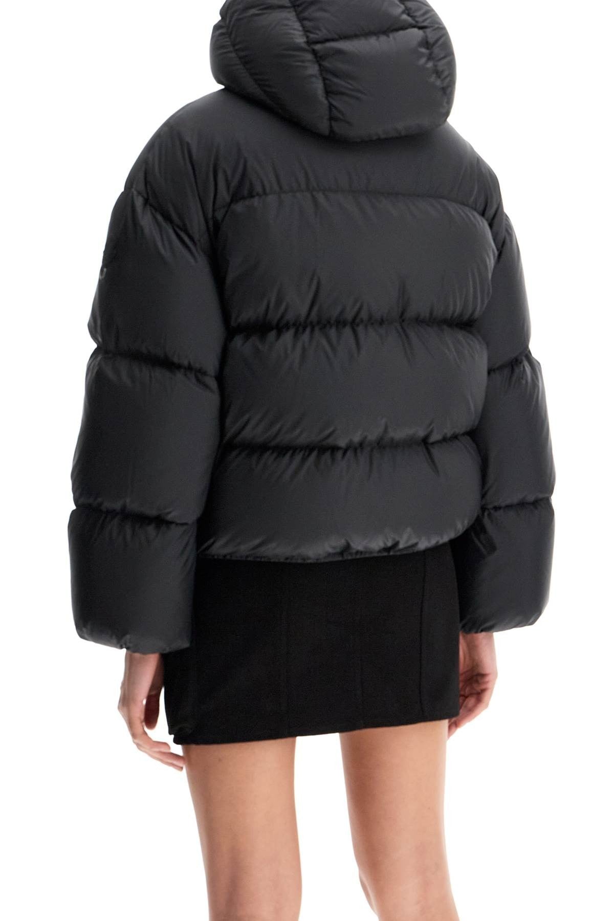 'short down jacket with hood skaara moncl
