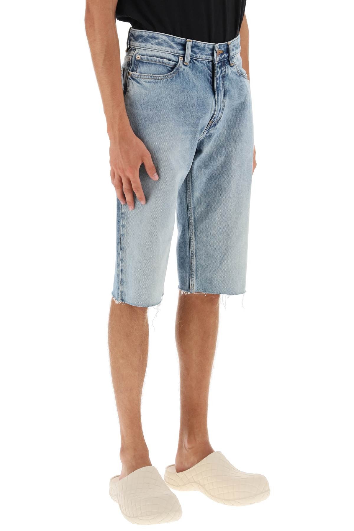 Slim Fit Denim Shorts